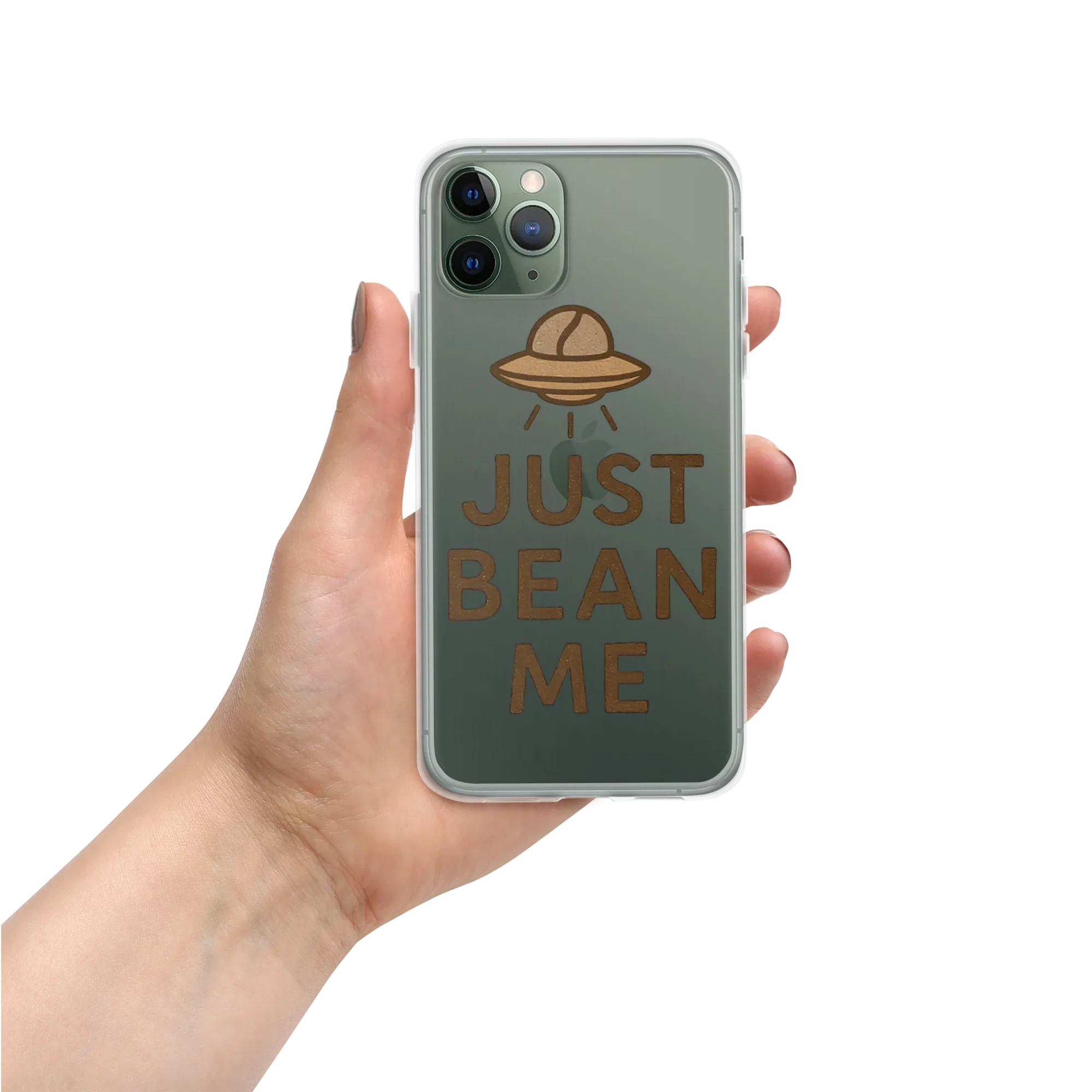 Just Bean Me Phone Case – Alien Coffee Lovers Art - RaZits