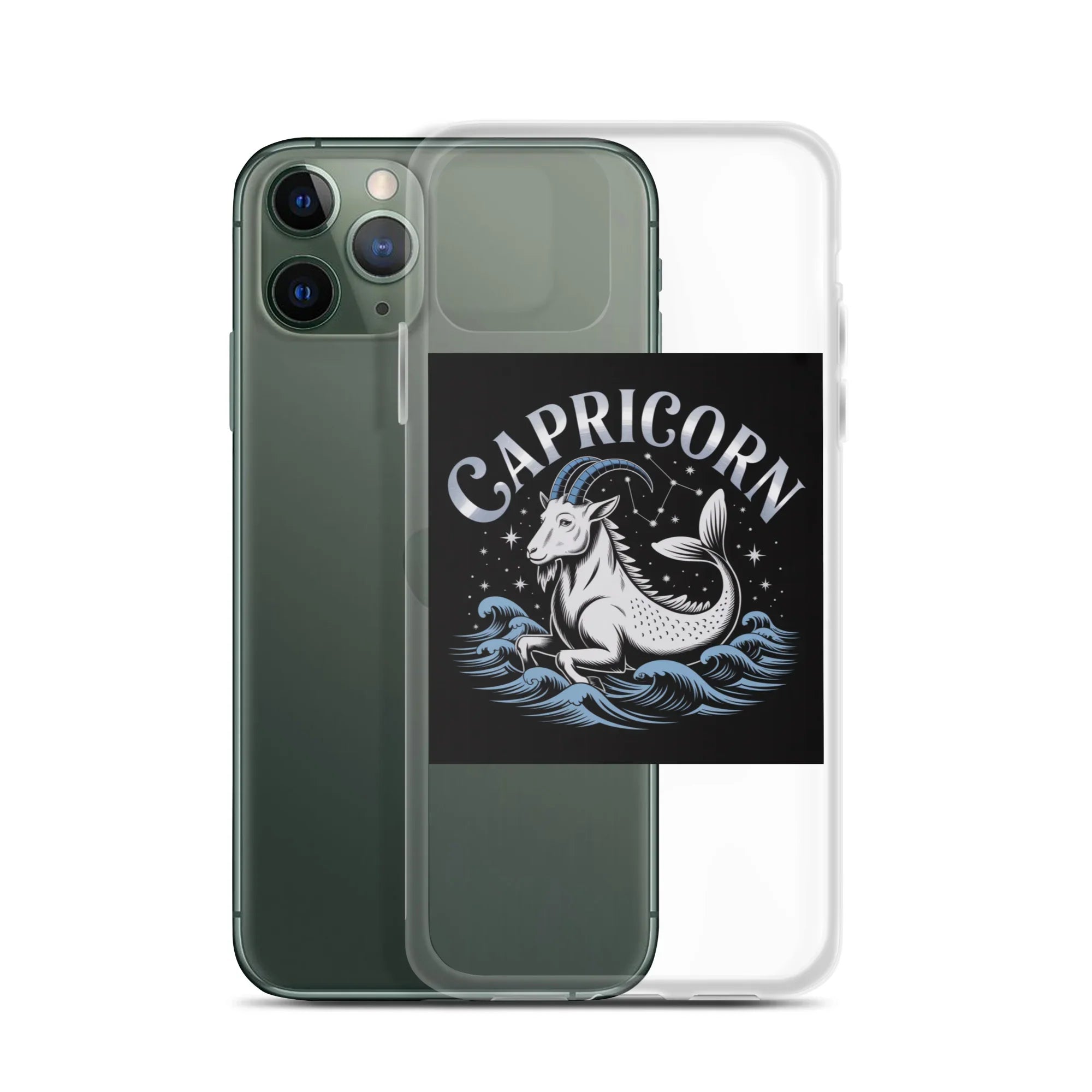 Capricorn iPhone Case – Sea Goat on the Stars - RaZits