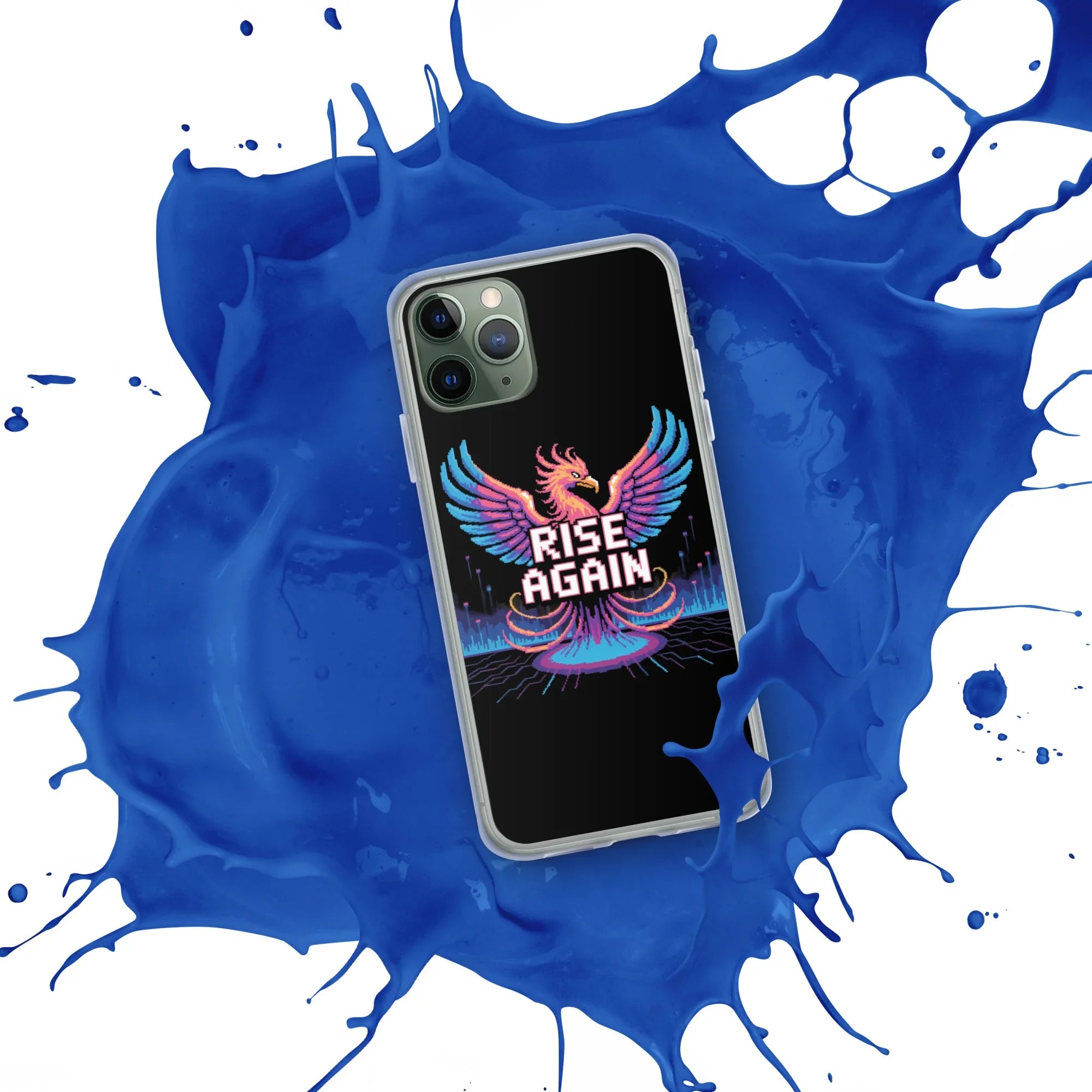Rise Again Phoenix Pixel Gaming Phone Case - RaZits