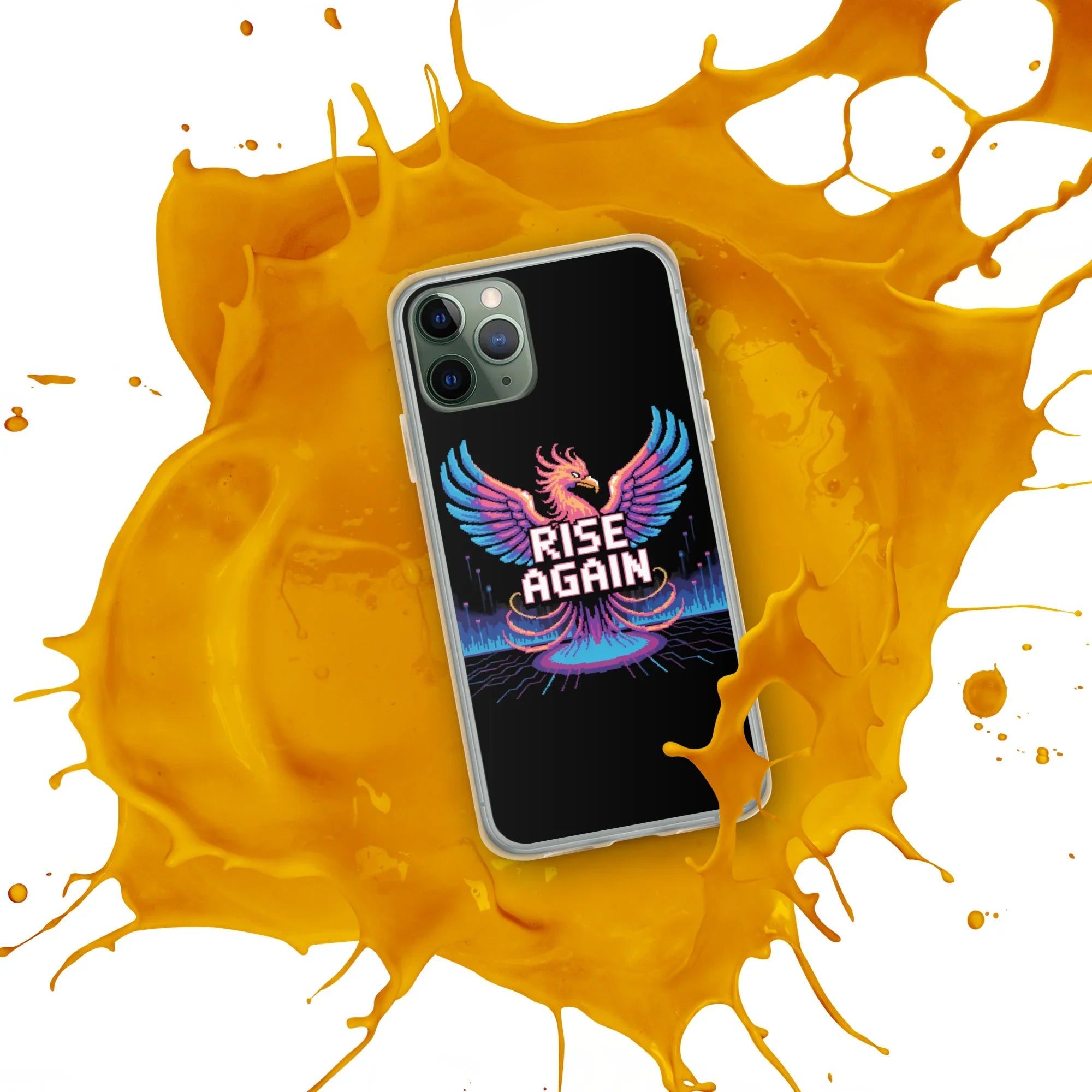Rise Again Phoenix Pixel Gaming Phone Case - RaZits