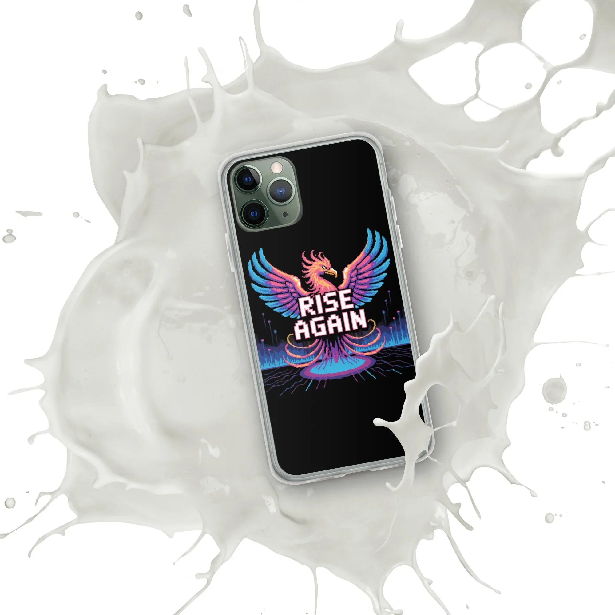 Rise Again Phoenix Pixel Gaming Phone Case - RaZits