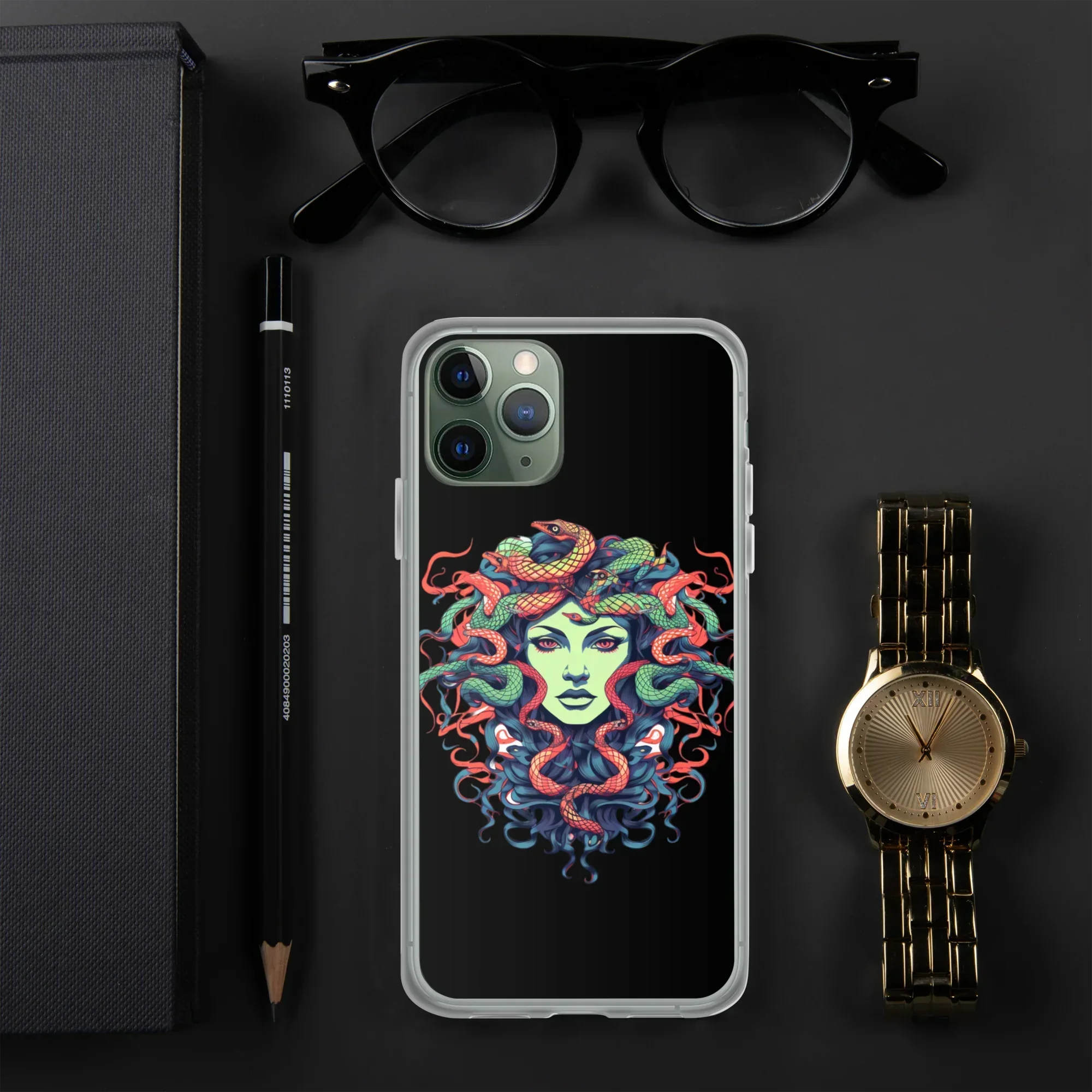 Medusa iPhone Case – Colorful Mythical Art Phone Cover - RaZits