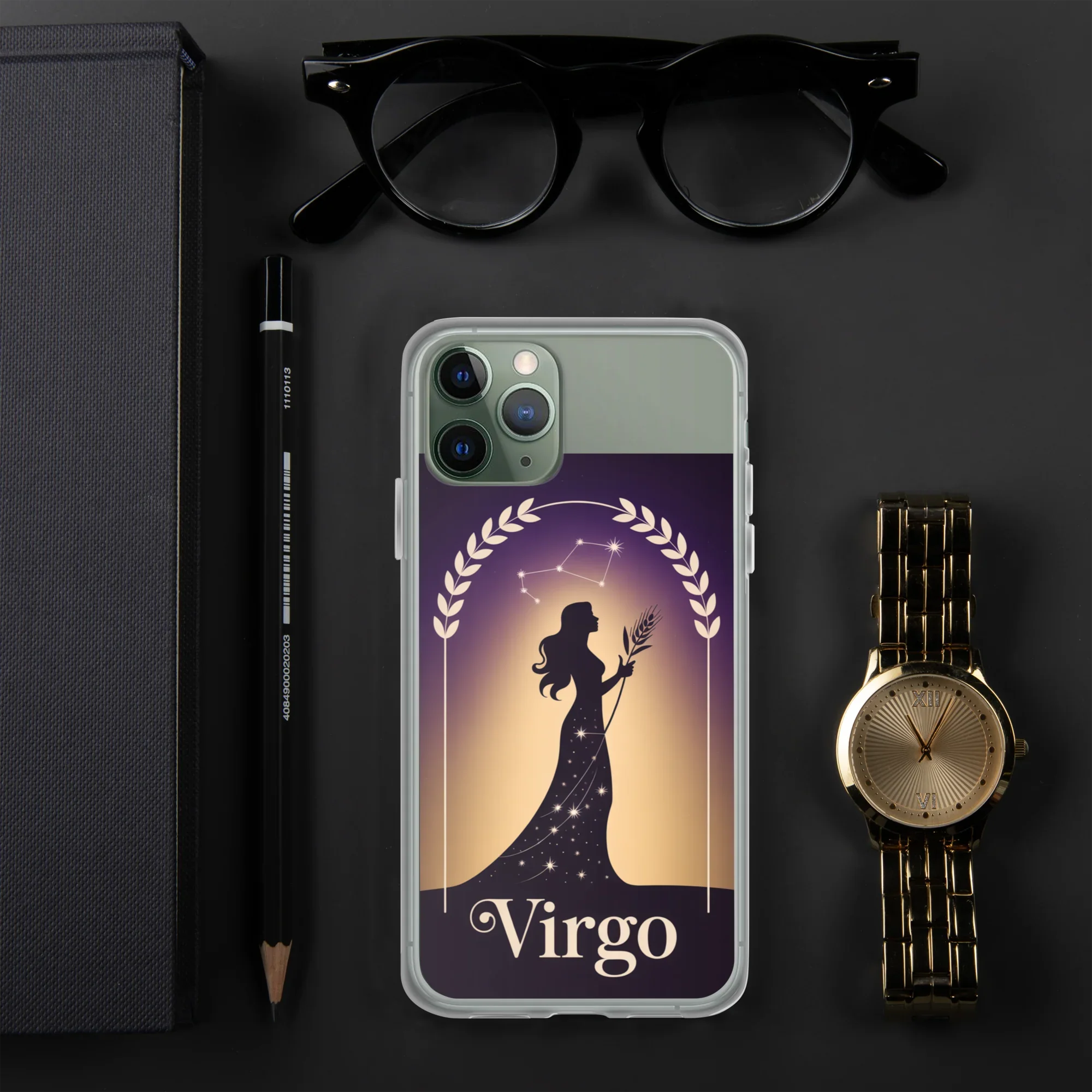Virgo iPhone Case – Celestial Goddess Silhouette - RaZits