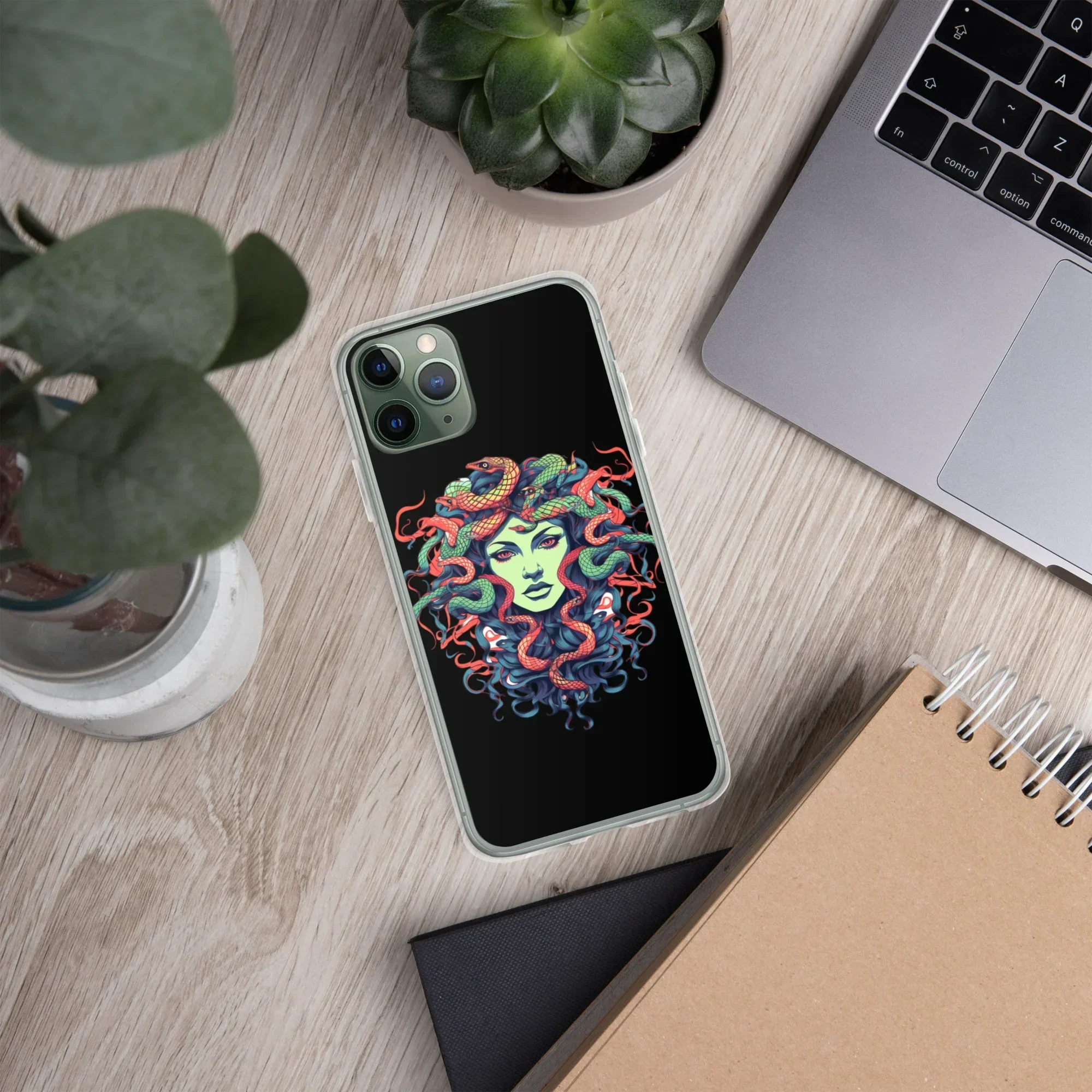 Medusa iPhone Case – Colorful Mythical Art Phone Cover - RaZits