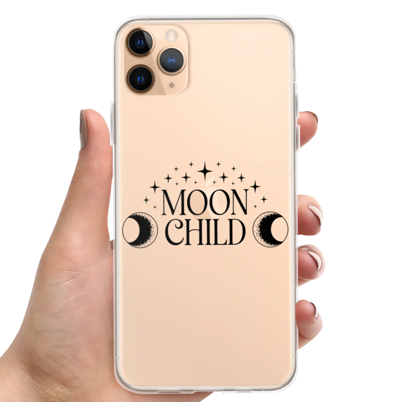 Moon Child iPhone Case – Lunar Phases & Stars - RaZits