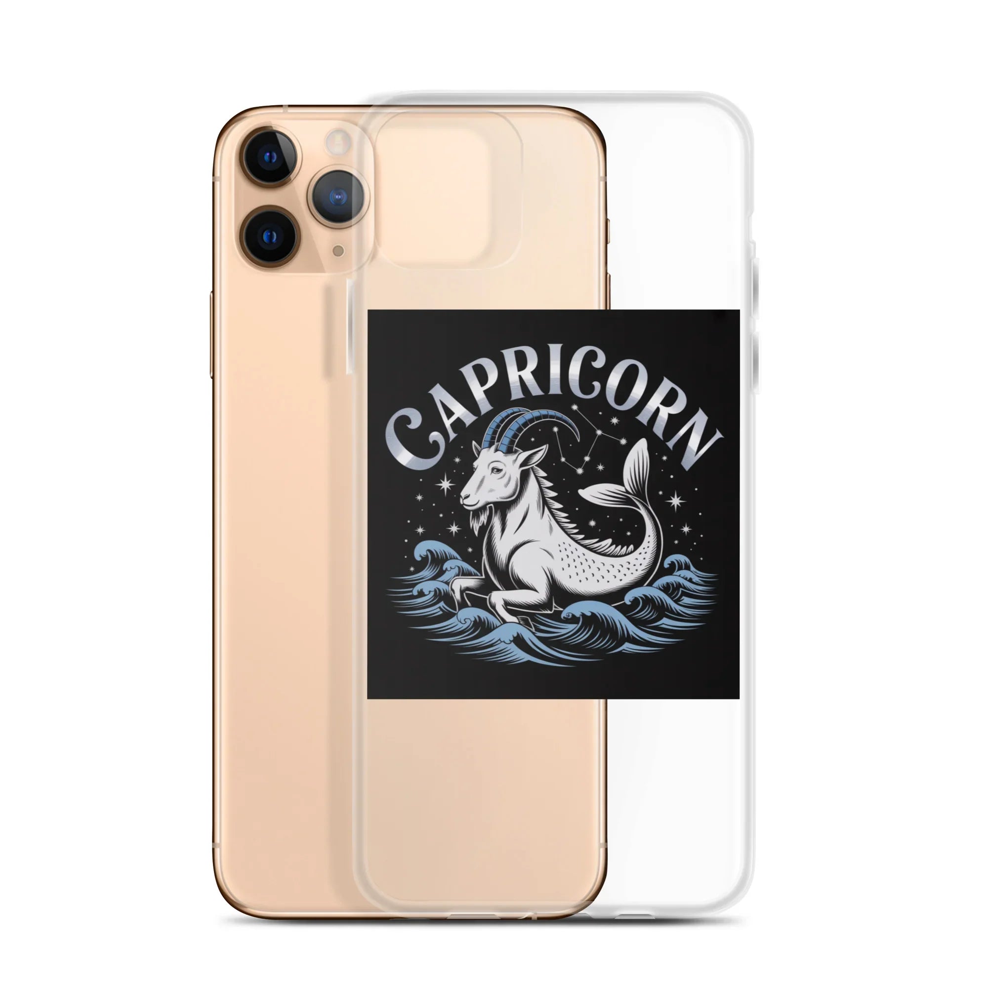 Capricorn iPhone Case – Sea Goat on the Stars - RaZits