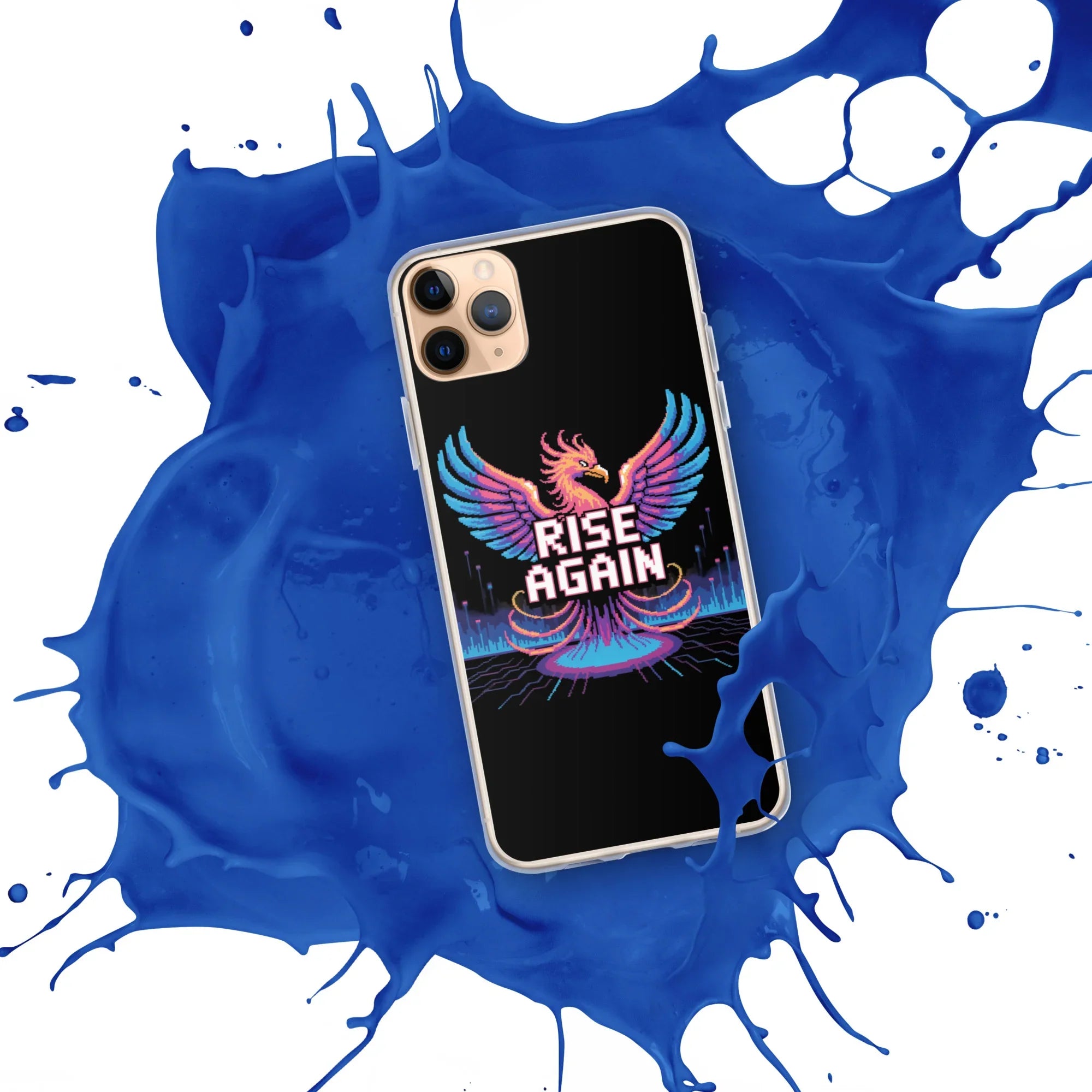 Rise Again Phoenix Pixel Gaming Phone Case - RaZits