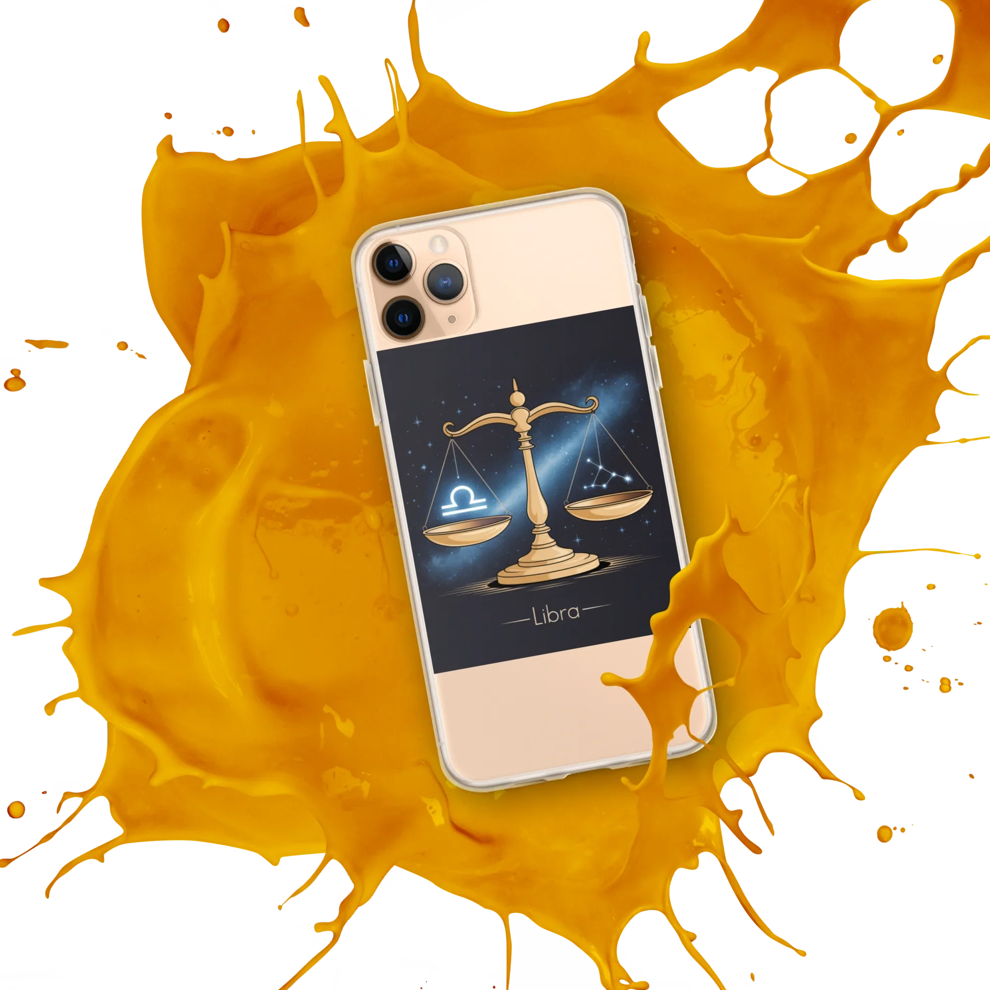 Libra iPhone Case – Galaxy Balance Scales Design - RaZits