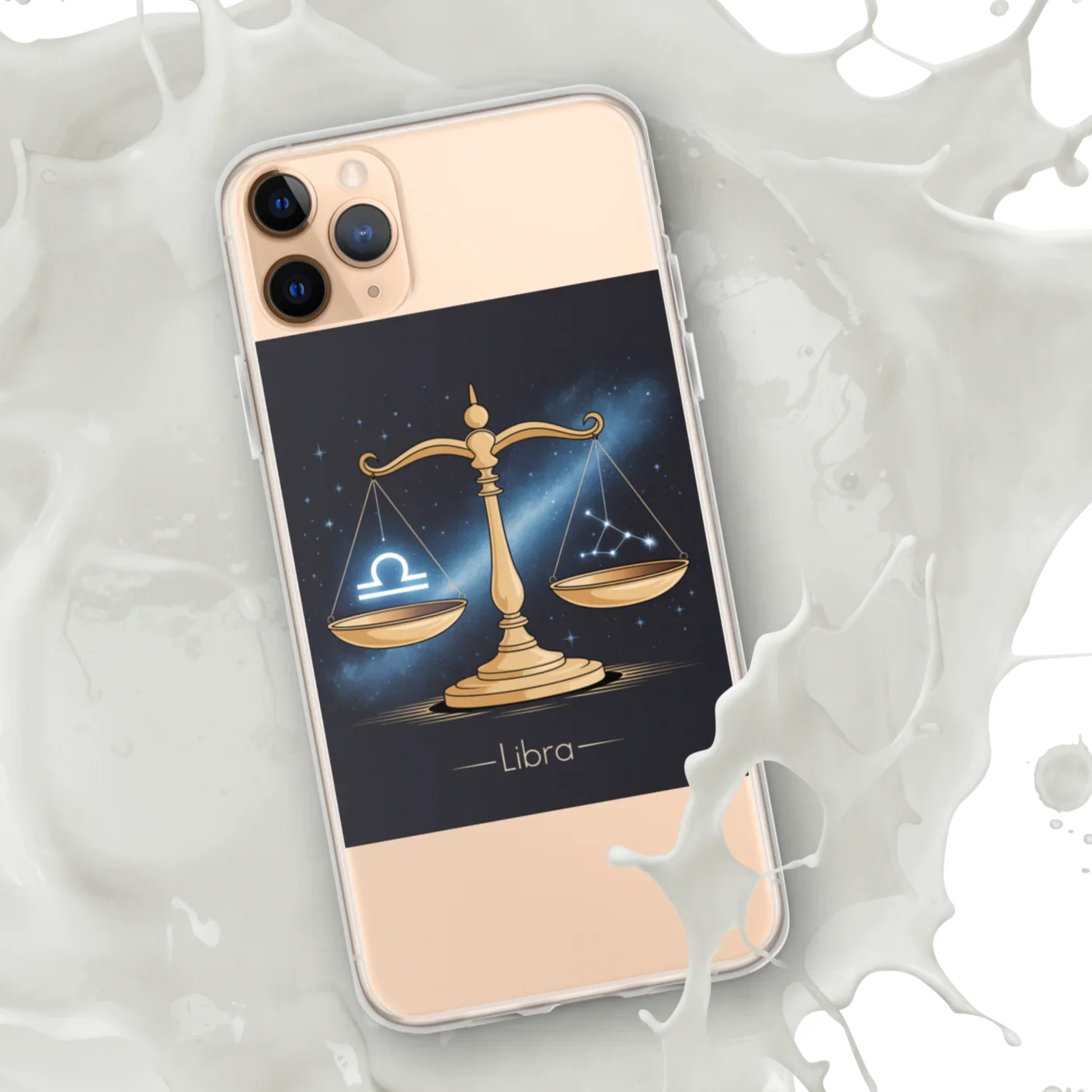 Libra iPhone Case – Galaxy Balance Scales Design - RaZits