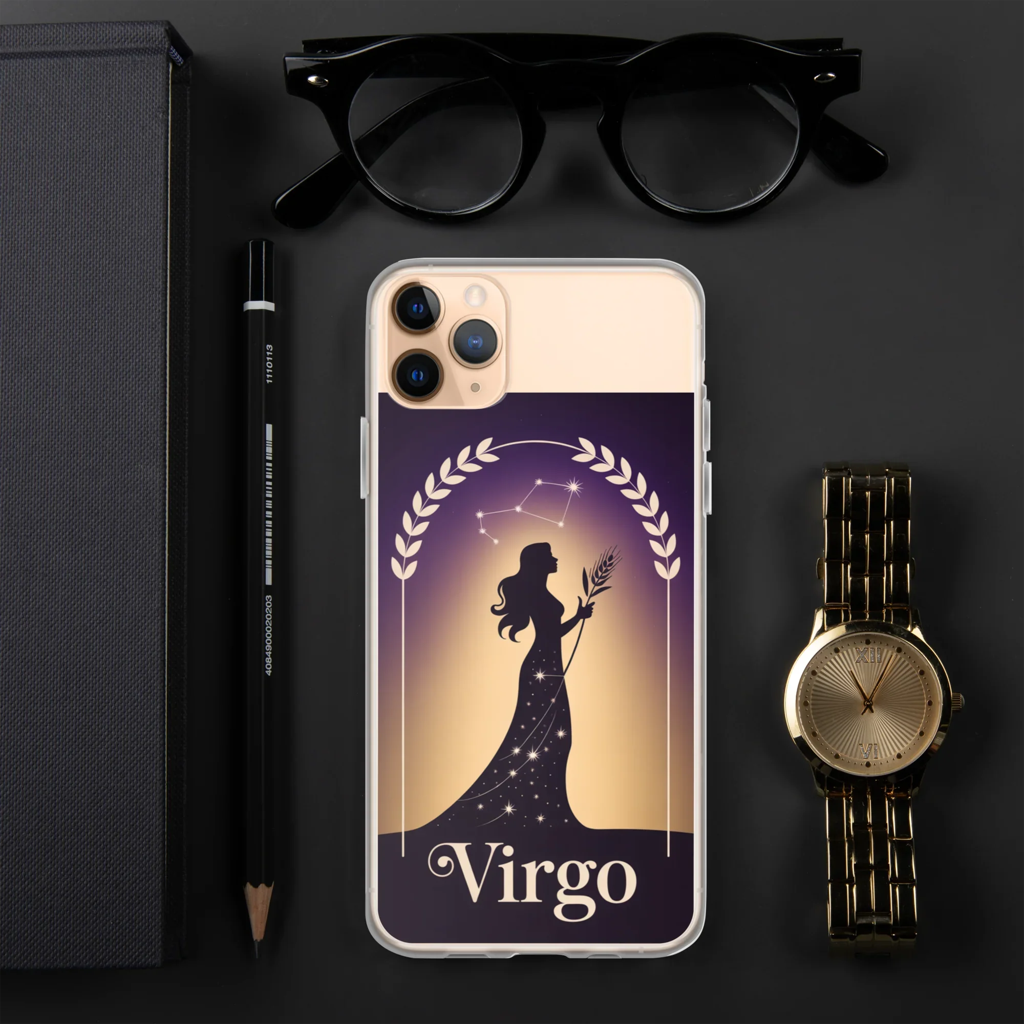 Virgo iPhone Case – Celestial Goddess Silhouette - RaZits