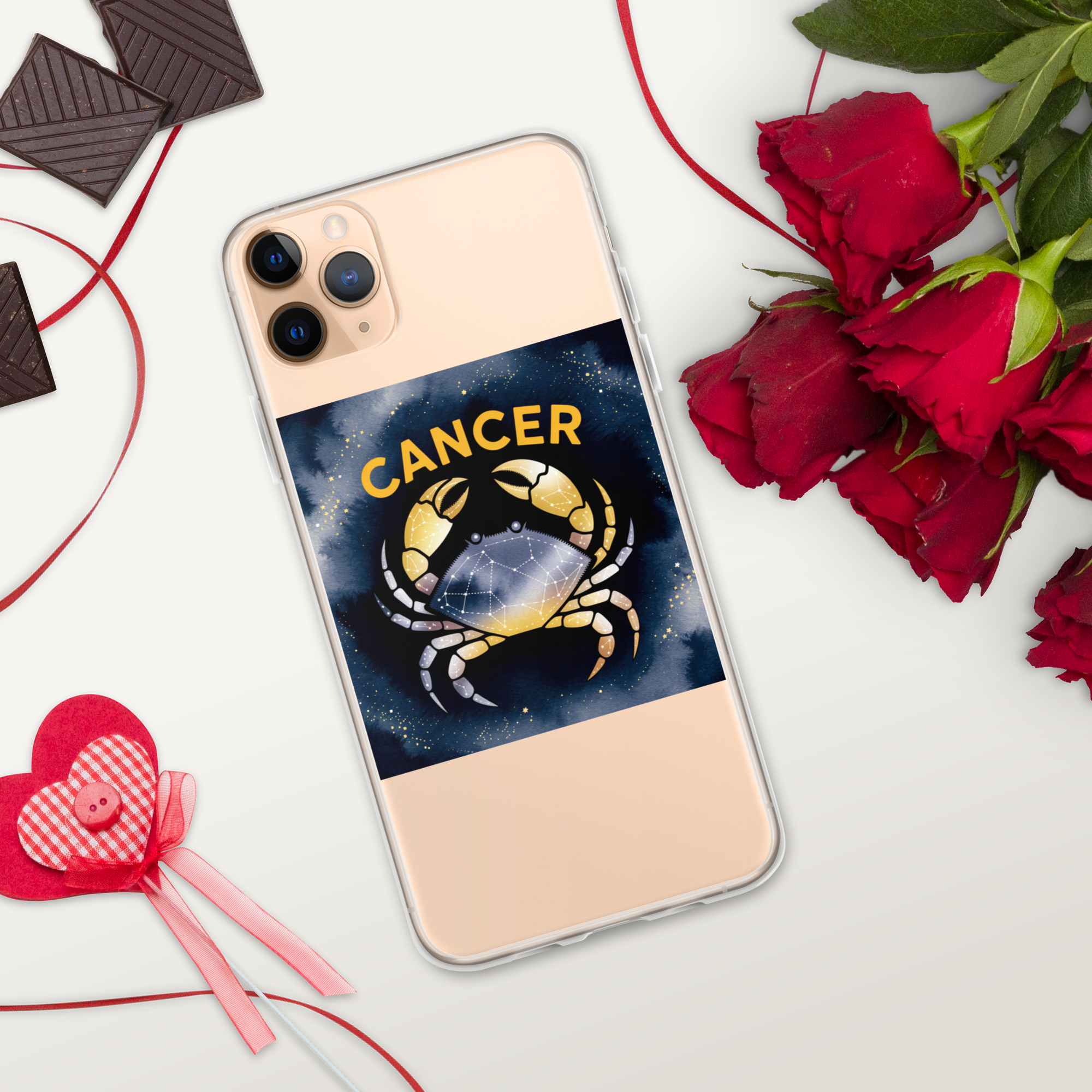 Cancer Zodiac Phone Case – Celestial Crab Constellation Design | Astrology Star Sign & Horoscope Aesthetic.