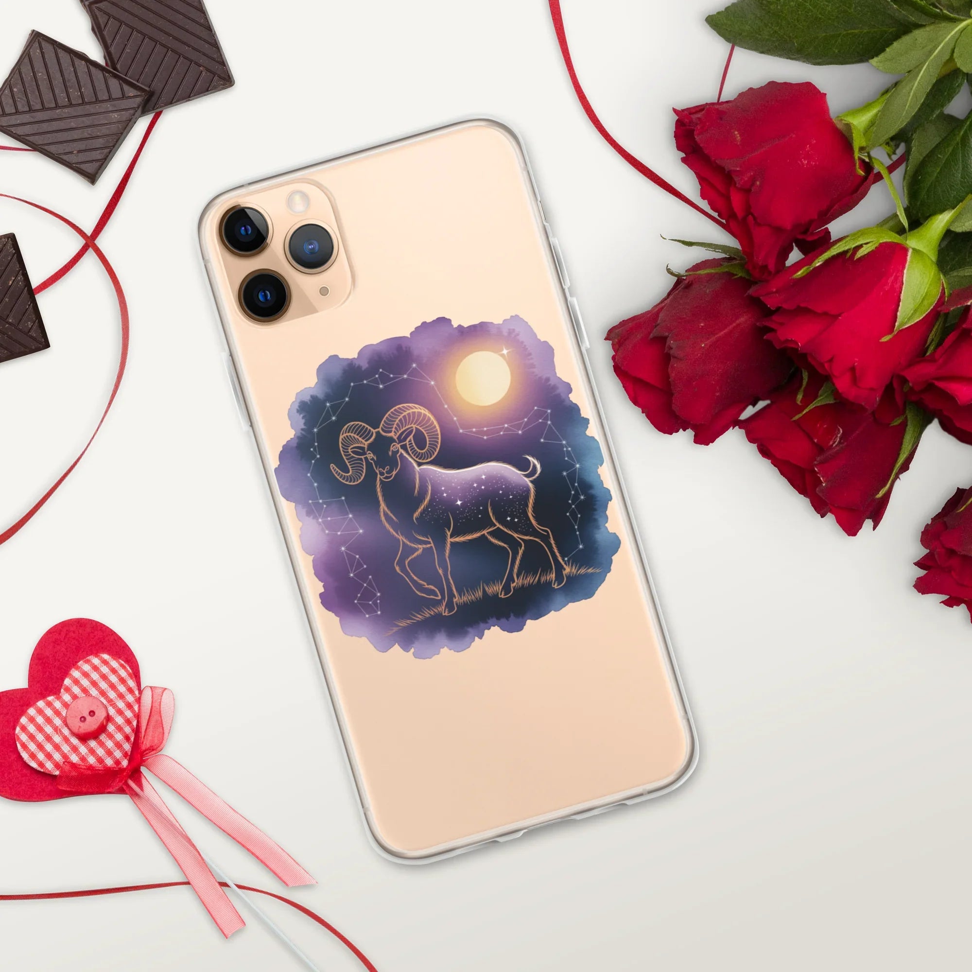 Aries Zodiac Phone Case – Celestial Ram Constellation Design | Astrology Star Sign & Cosmic Aesthetic - RaZits