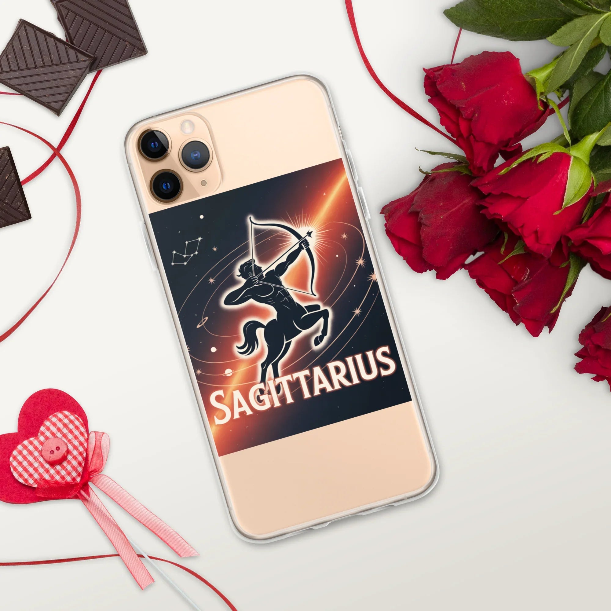 Sagittarius iPhone Case – Cosmic Archer Galaxy Shot - RaZits