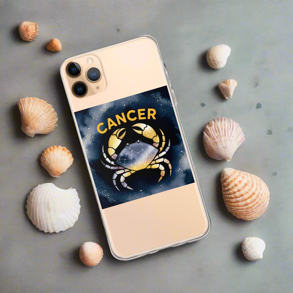 Cancer Zodiac Phone Case – Celestial Crab Constellation Design | Astrology Star Sign & Horoscope Aesthetic.