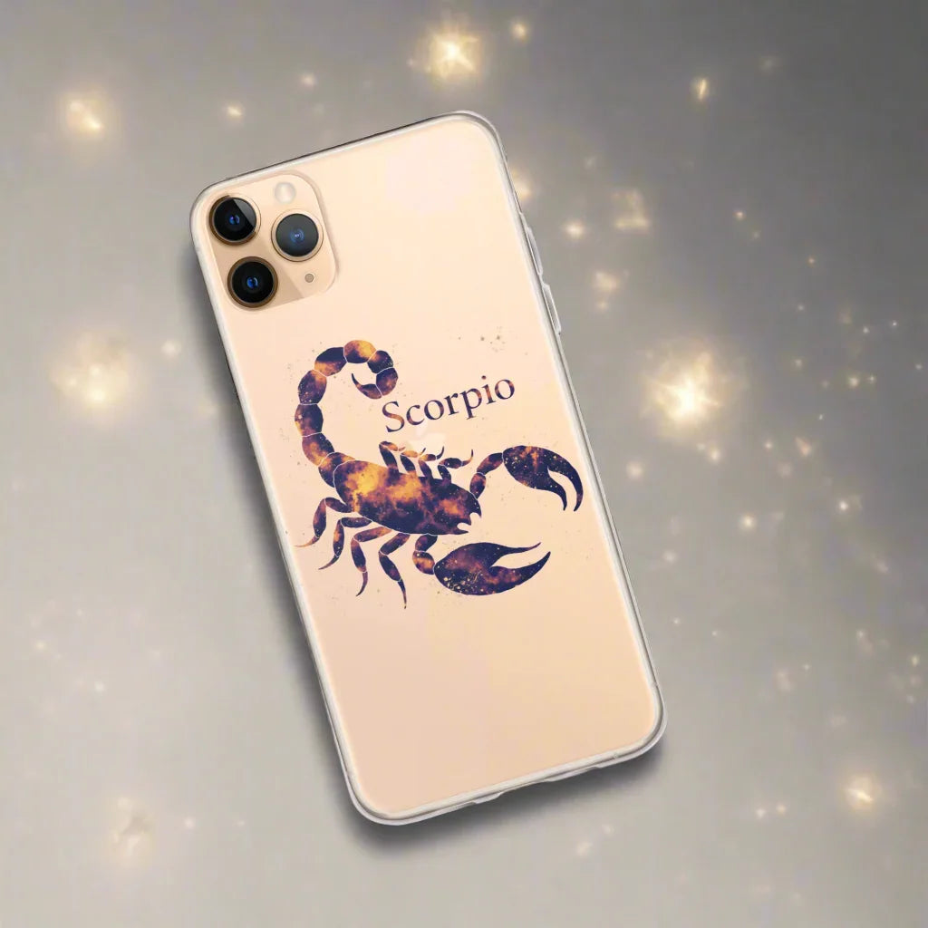 Scorpio Zodiac Phone Case – Celestial Scorpion Galaxy Design | Astrology Sign & Horoscope Aesthetic - RaZits