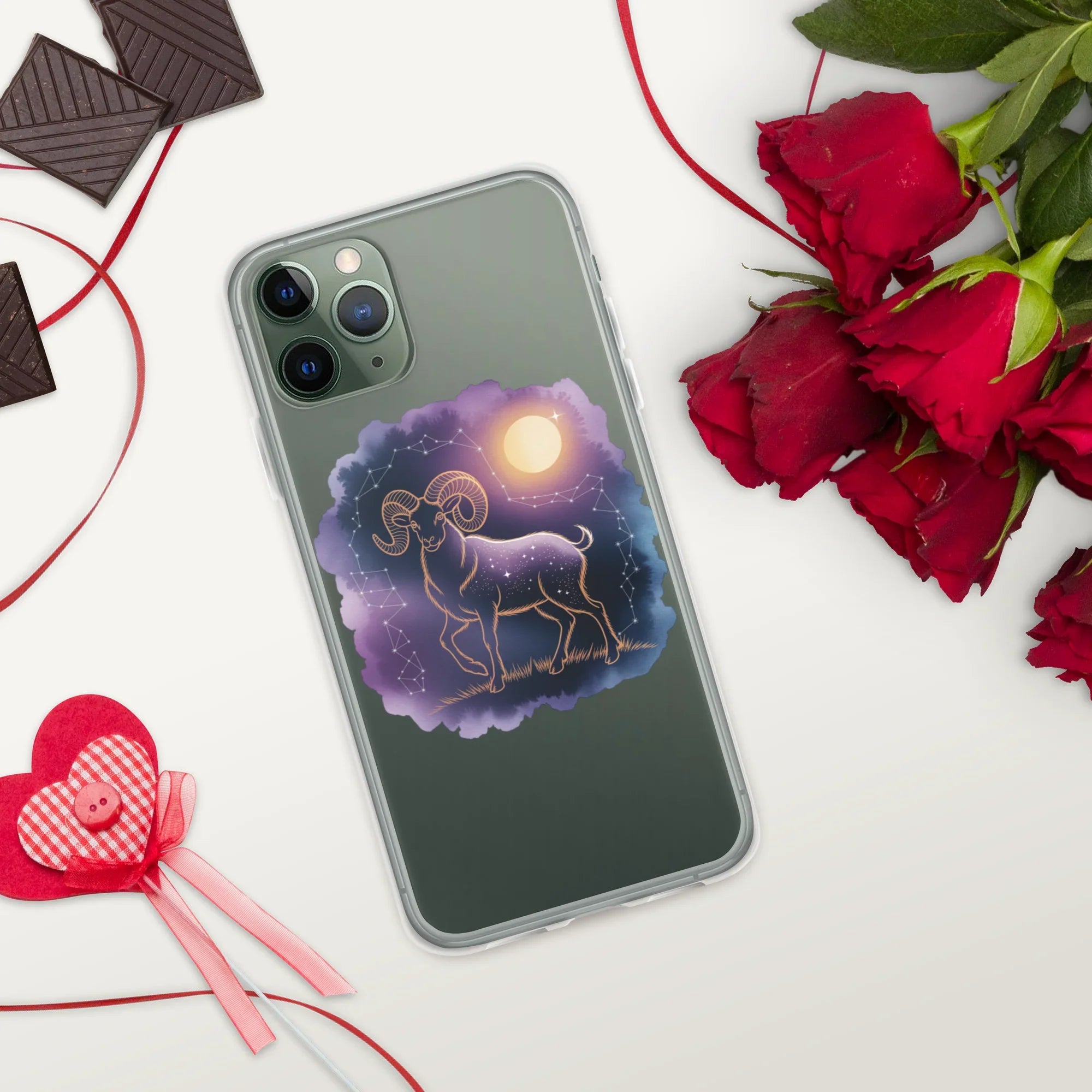 Aries Zodiac Phone Case – Celestial Ram Constellation Design | Astrology Star Sign & Cosmic Aesthetic - RaZits