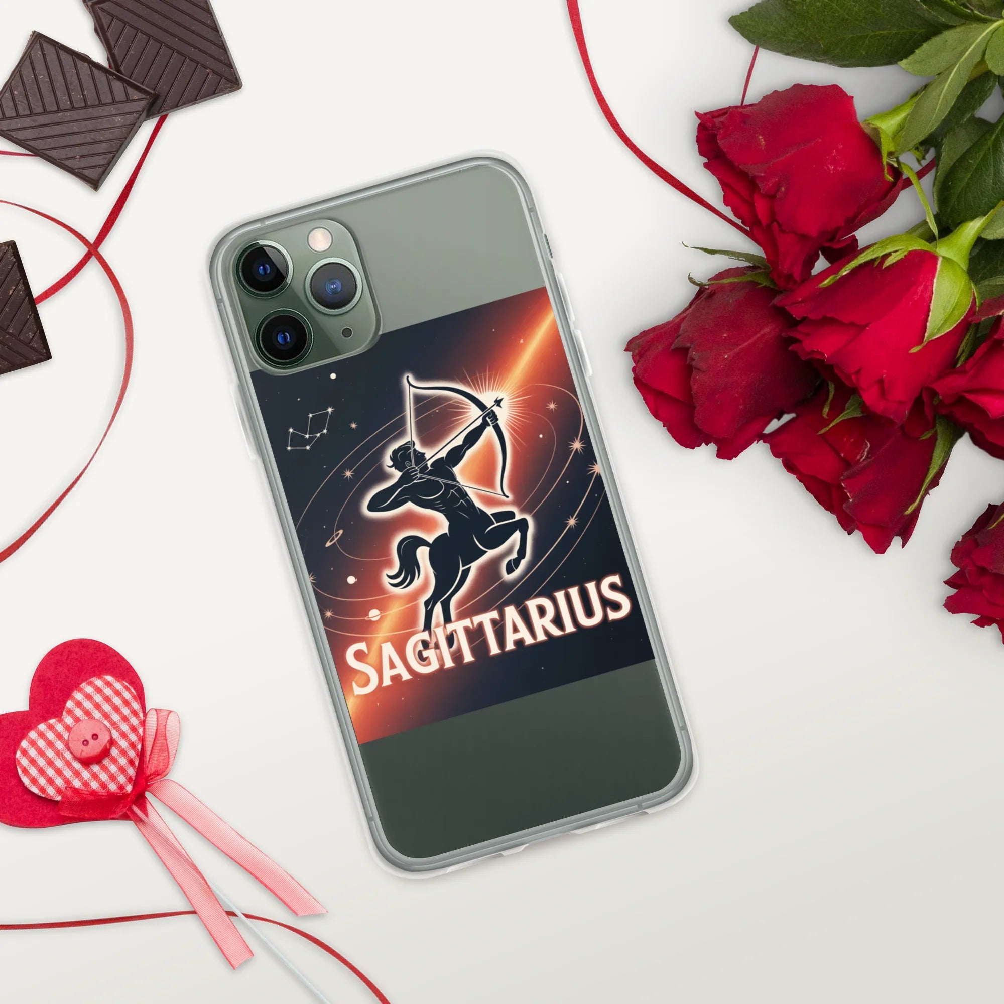 Sagittarius iPhone Case – Cosmic Archer Galaxy Shot - RaZits