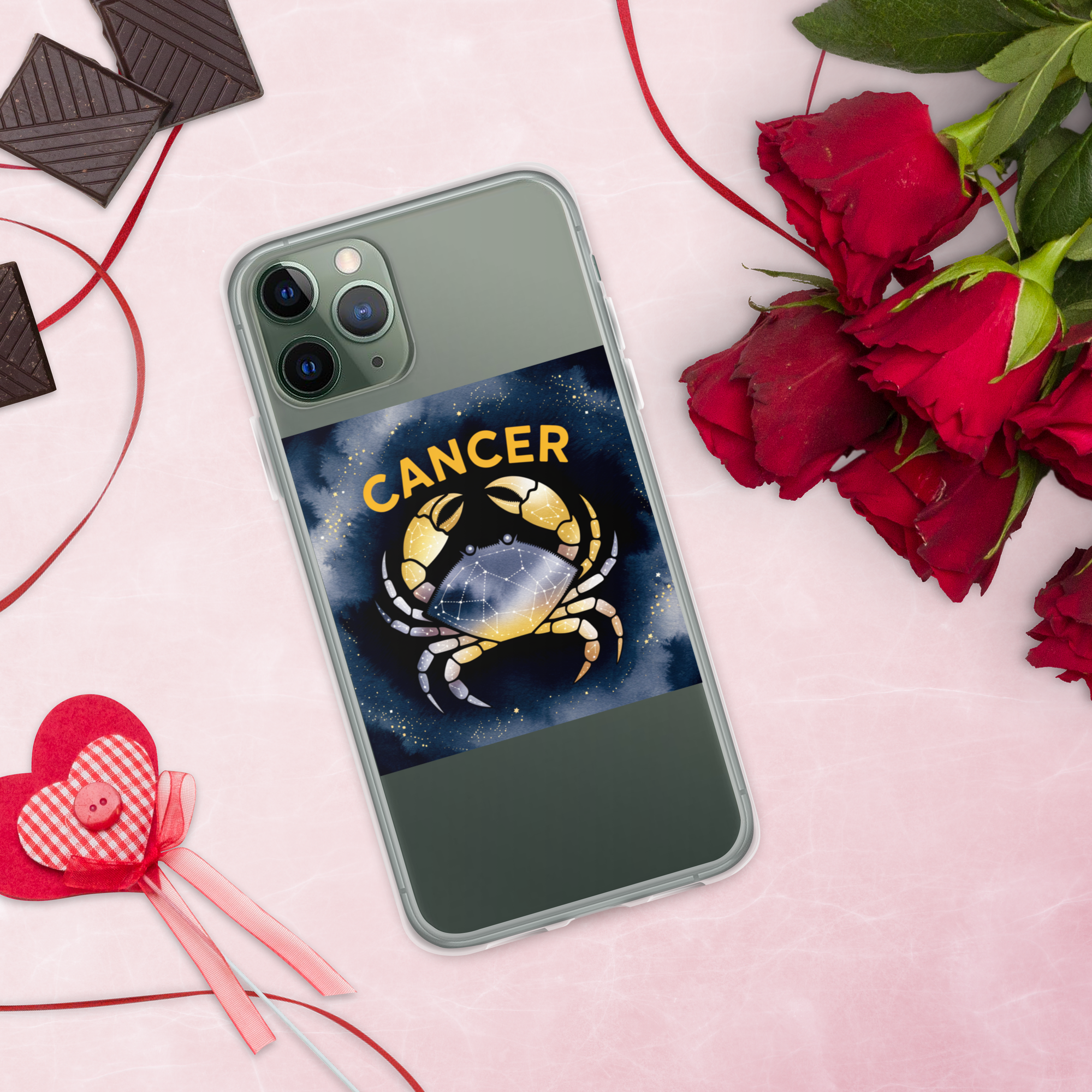 Cancer Zodiac Phone Case – Celestial Crab Constellation Design | Astrology Star Sign & Horoscope Aesthetic.