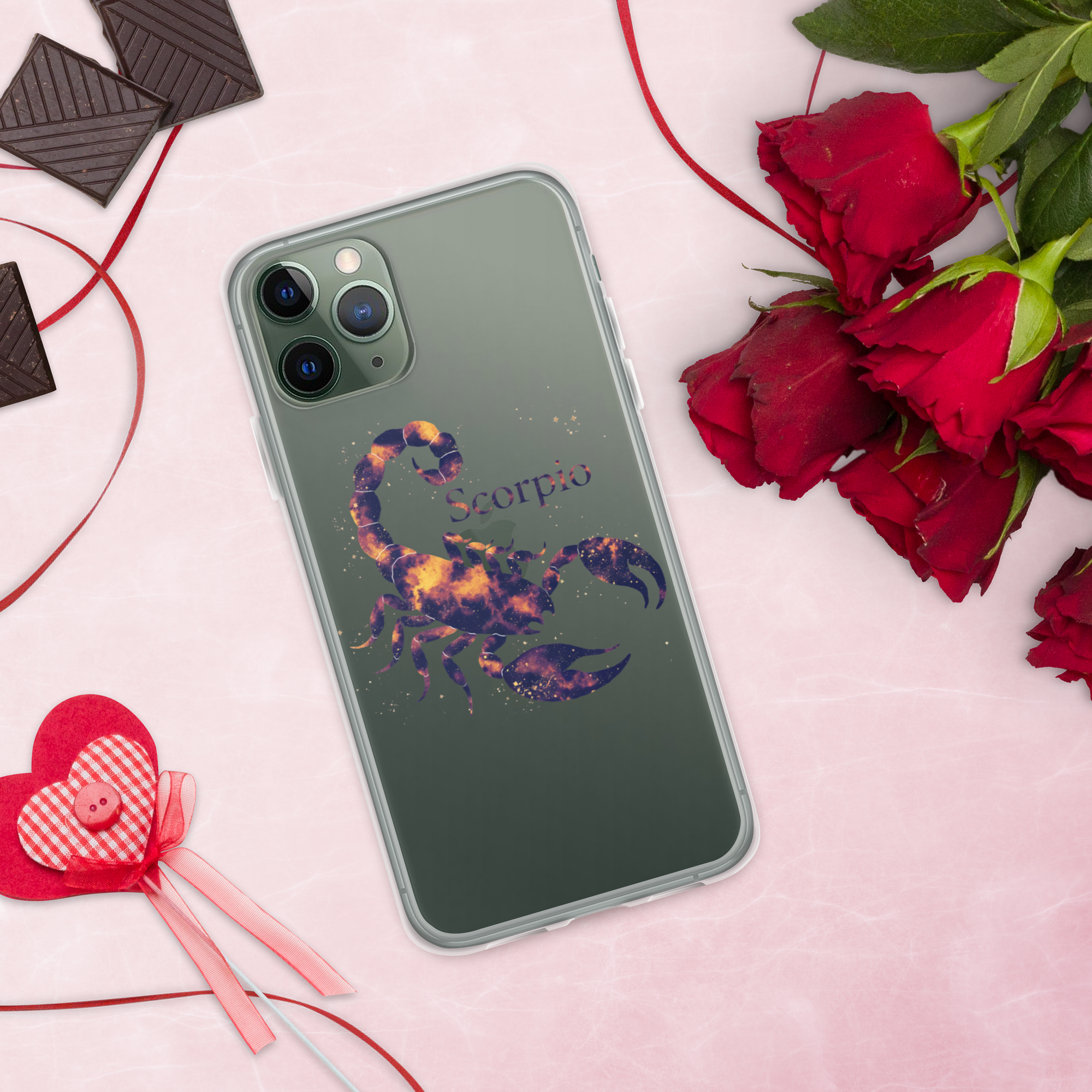 Scorpio Zodiac Phone Case – Celestial Scorpion Galaxy Design | Astrology Sign & Horoscope Aesthetic.