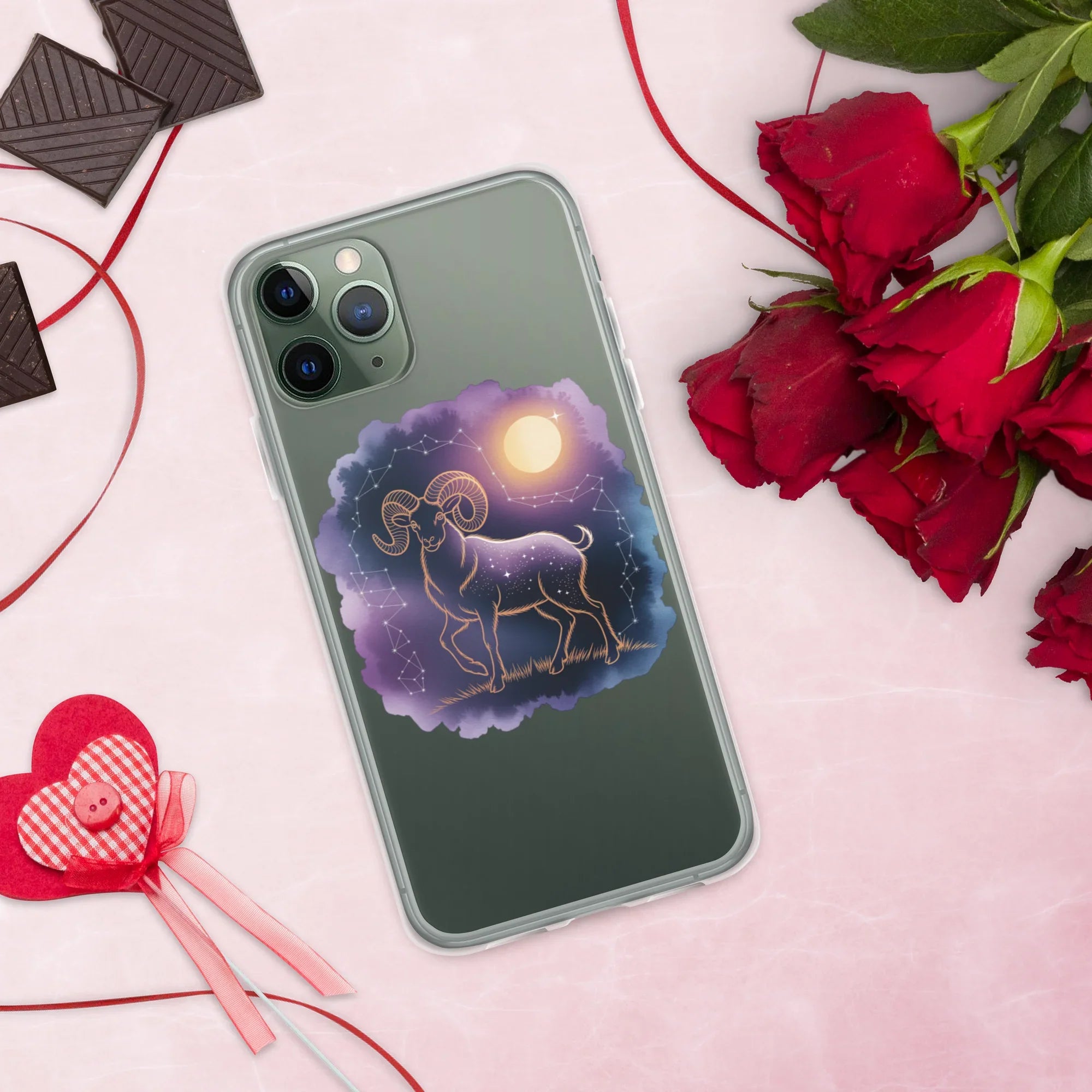 Aries Zodiac Phone Case – Celestial Ram Constellation Design | Astrology Star Sign & Cosmic Aesthetic - RaZits