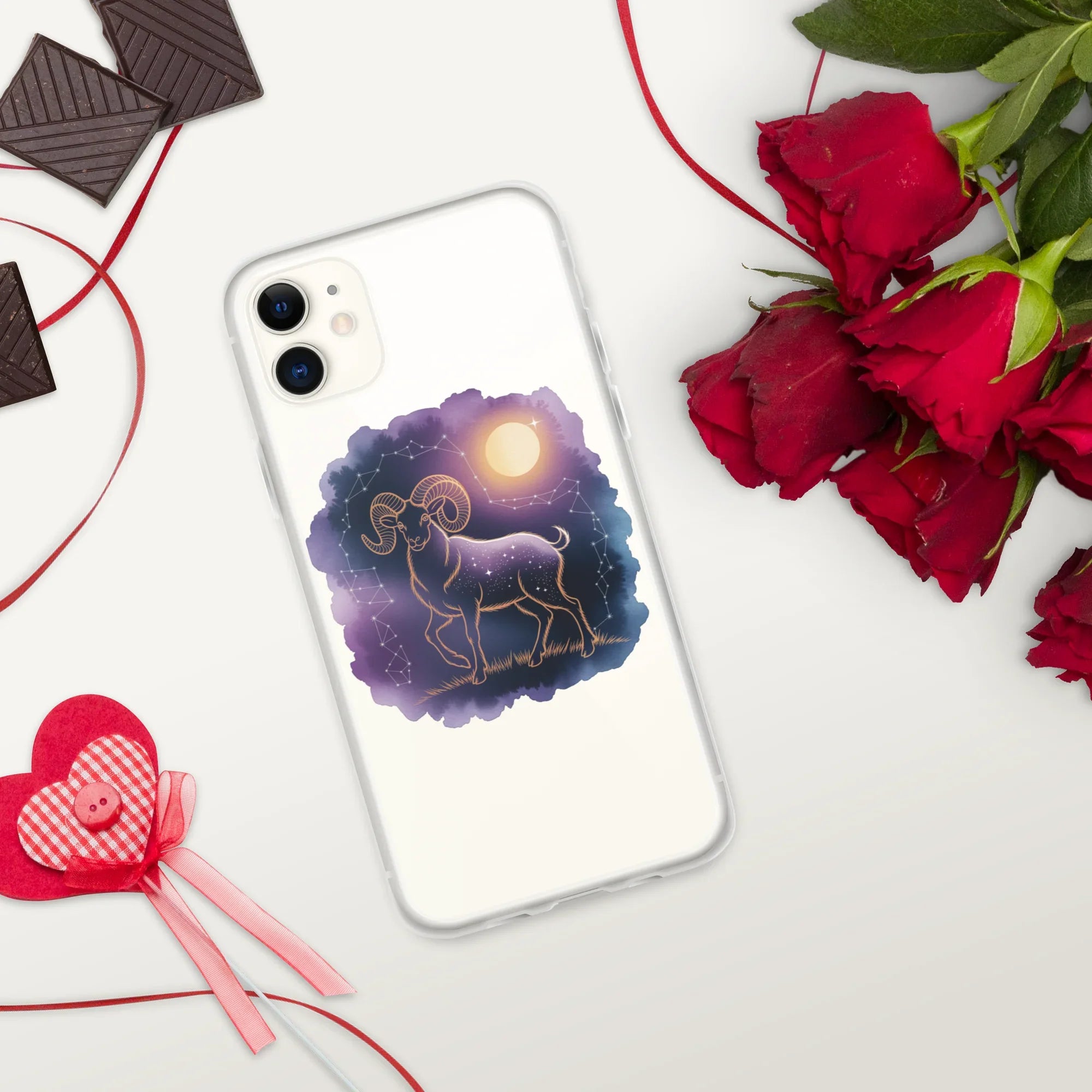 Aries Zodiac Phone Case – Celestial Ram Constellation Design | Astrology Star Sign & Cosmic Aesthetic - RaZits