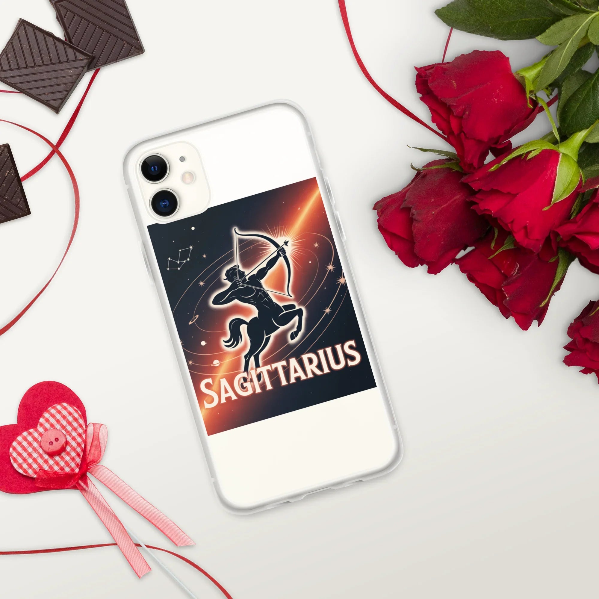 Sagittarius iPhone Case – Cosmic Archer Galaxy Shot - RaZits