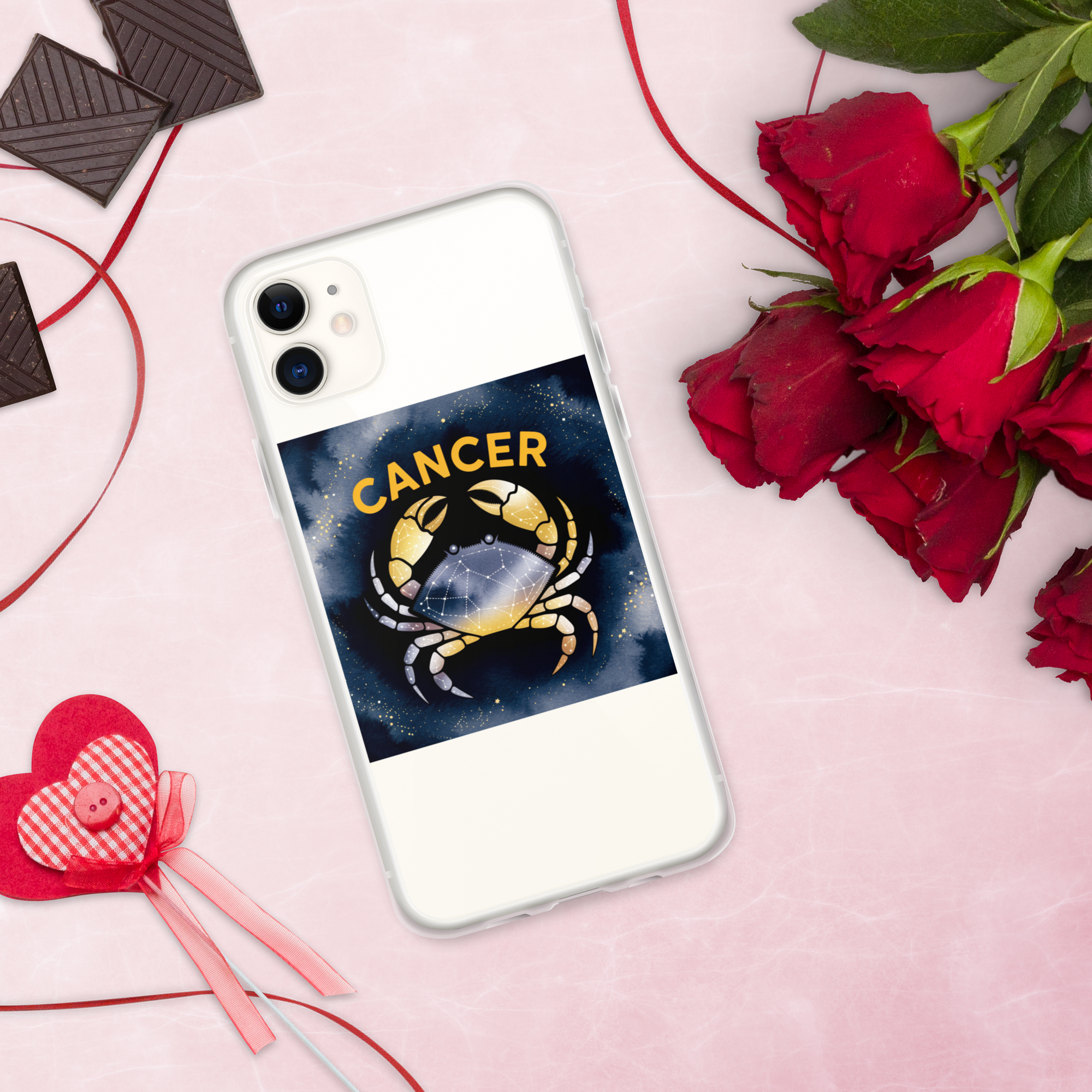 Cancer Zodiac Phone Case – Celestial Crab Constellation Design | Astrology Star Sign & Horoscope Aesthetic.