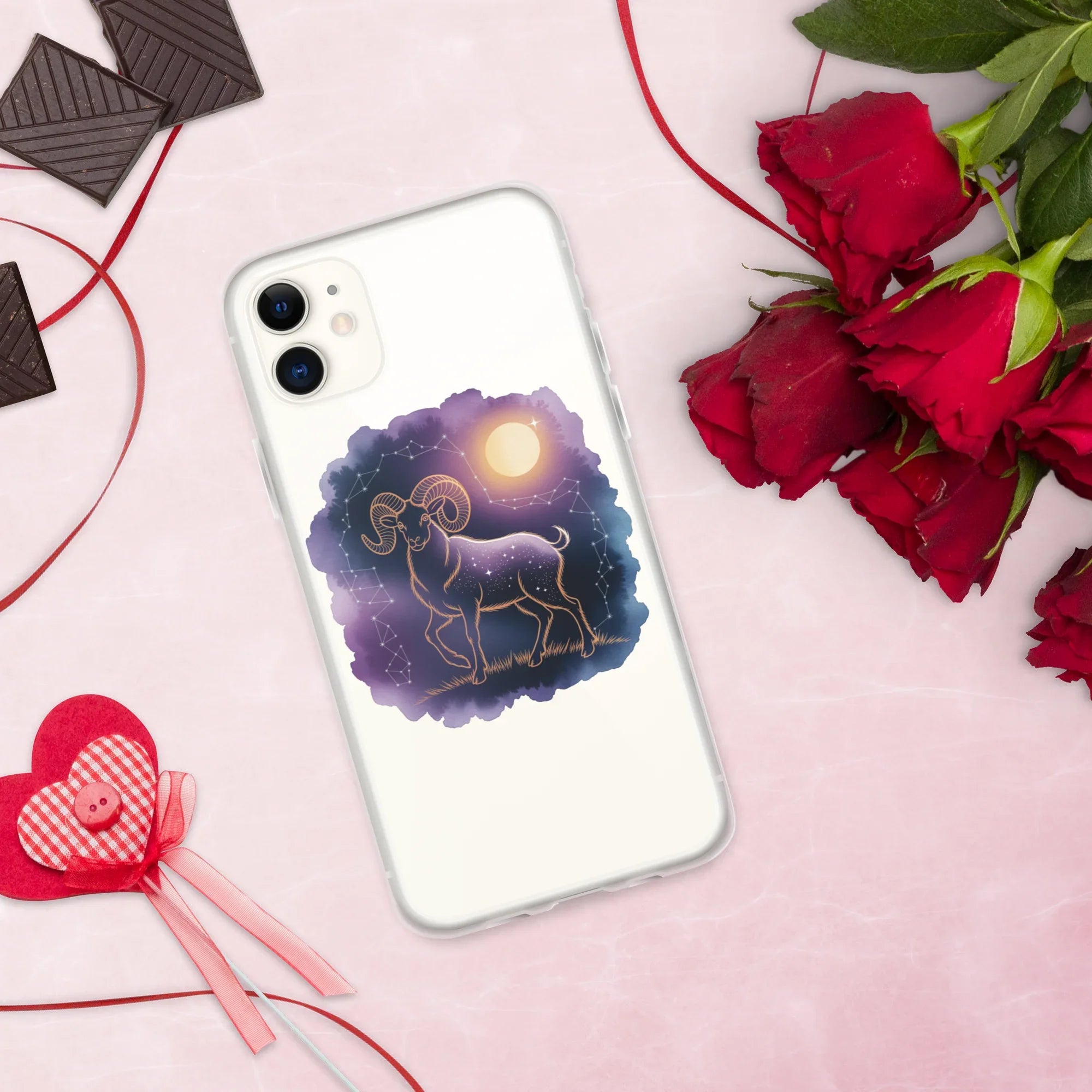 Aries Zodiac Phone Case – Celestial Ram Constellation Design | Astrology Star Sign & Cosmic Aesthetic - RaZits