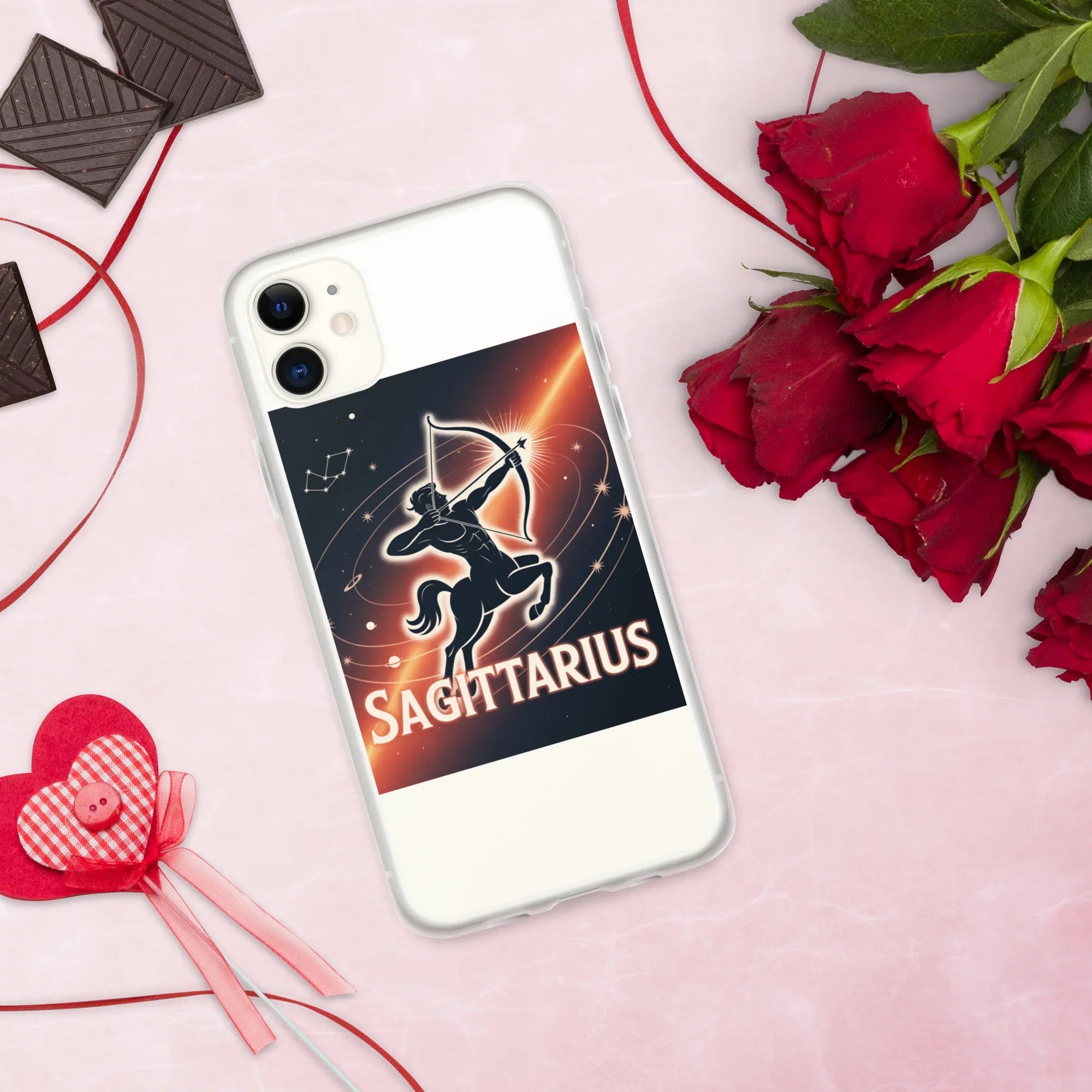 Sagittarius iPhone Case – Cosmic Archer Galaxy Shot - RaZits