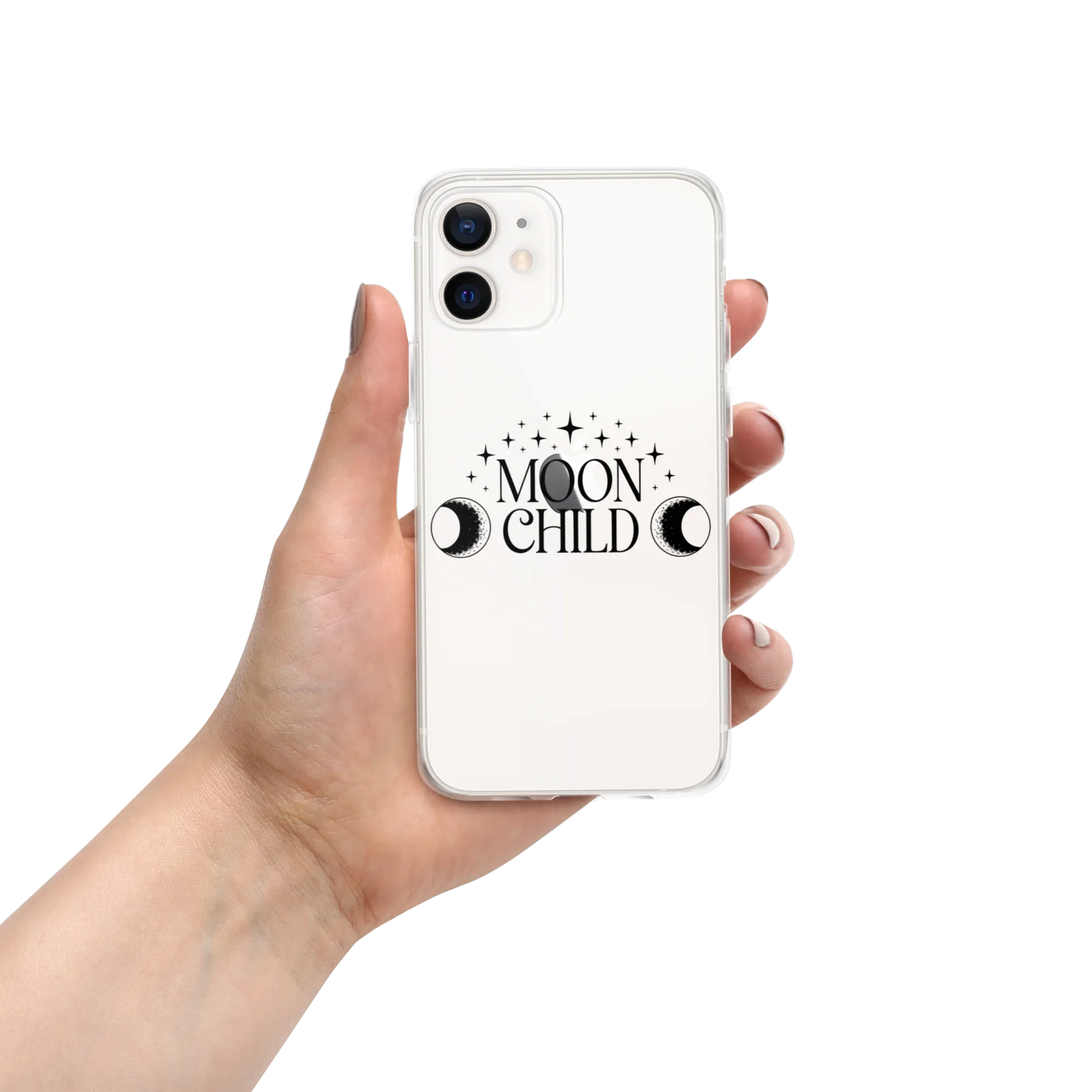 Moon Child iPhone Case – Lunar Phases & Stars - RaZits