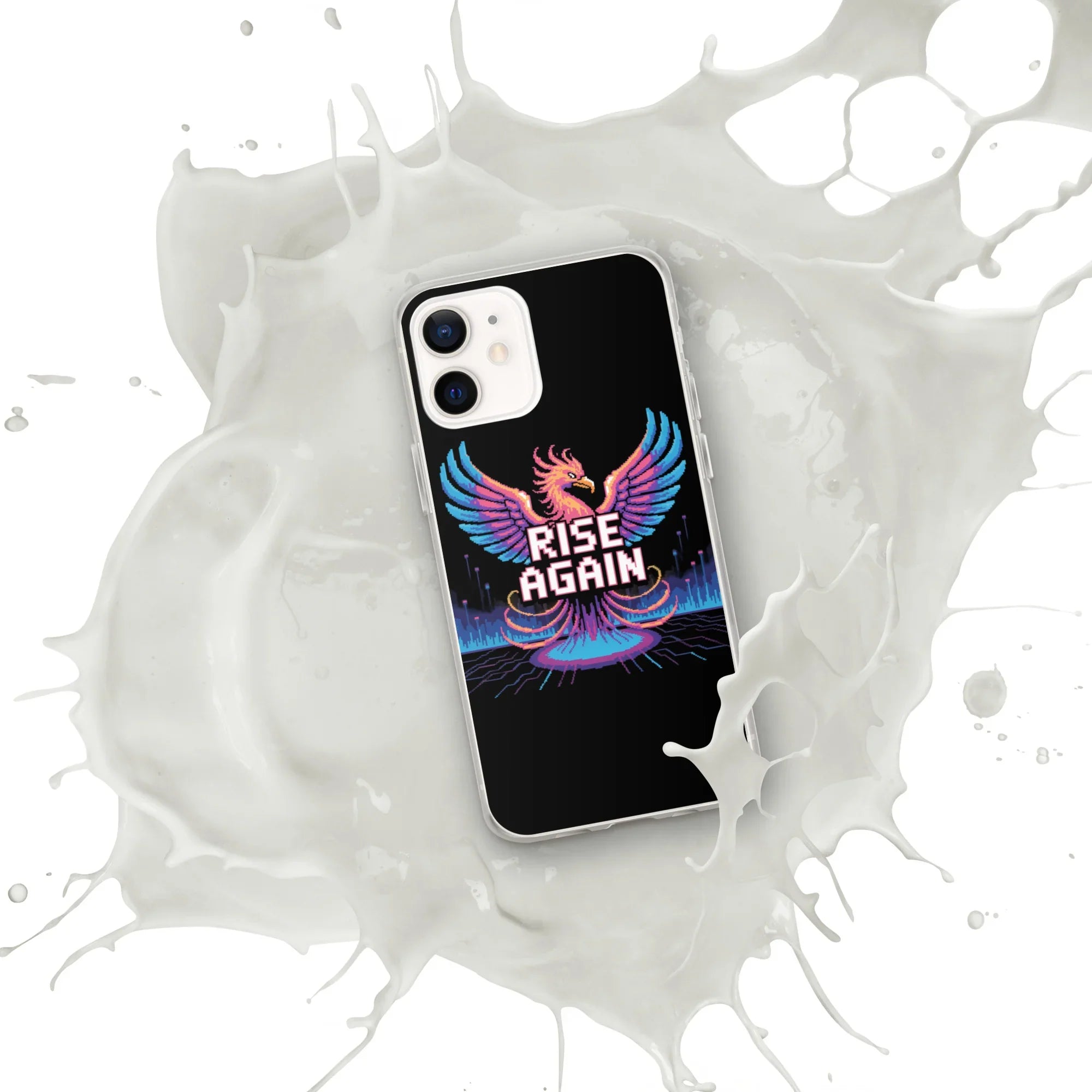 Rise Again Phoenix Pixel Gaming Phone Case - RaZits