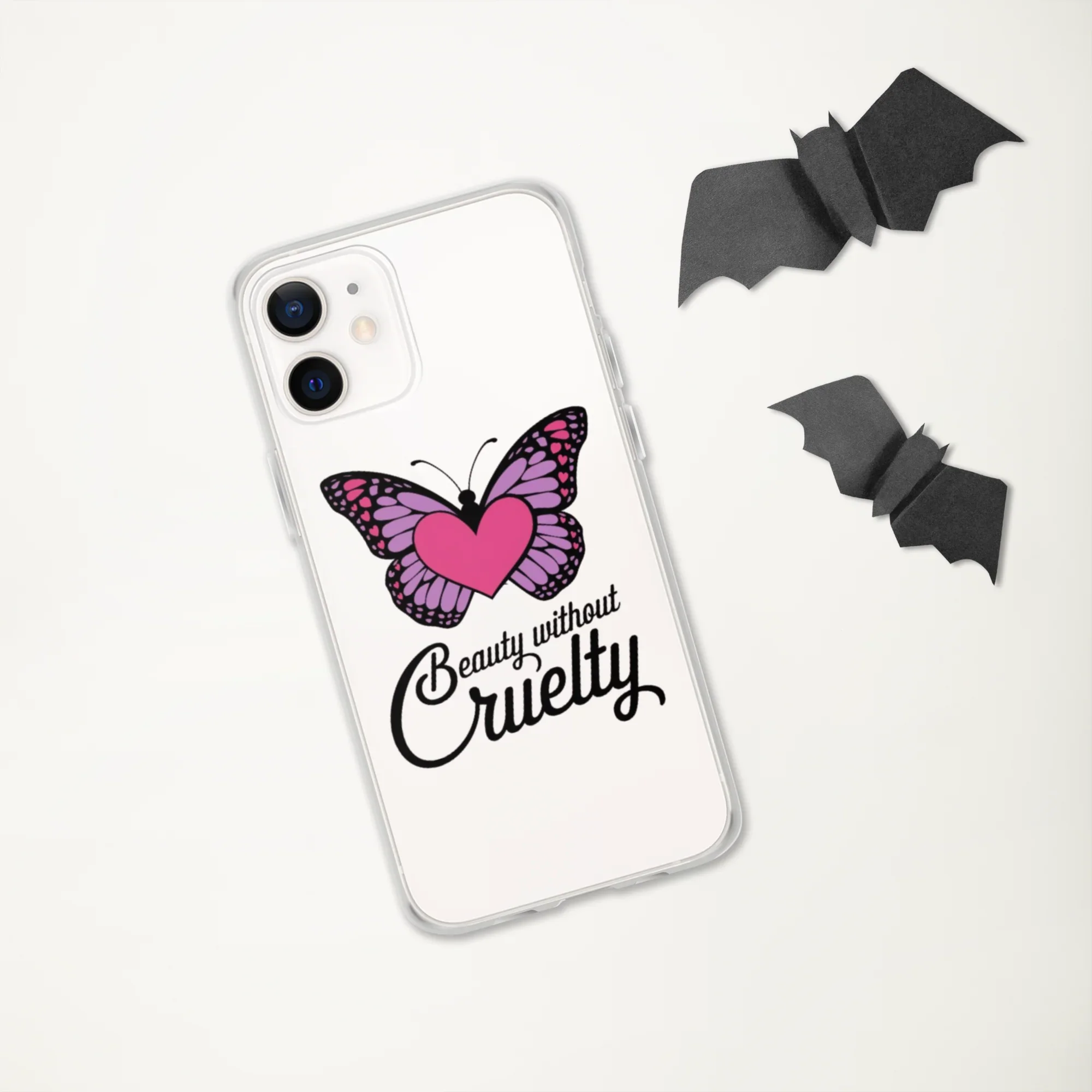 Beauty Without Cruelty Sticker – Pink & Purple Butterfly Decal - RaZits