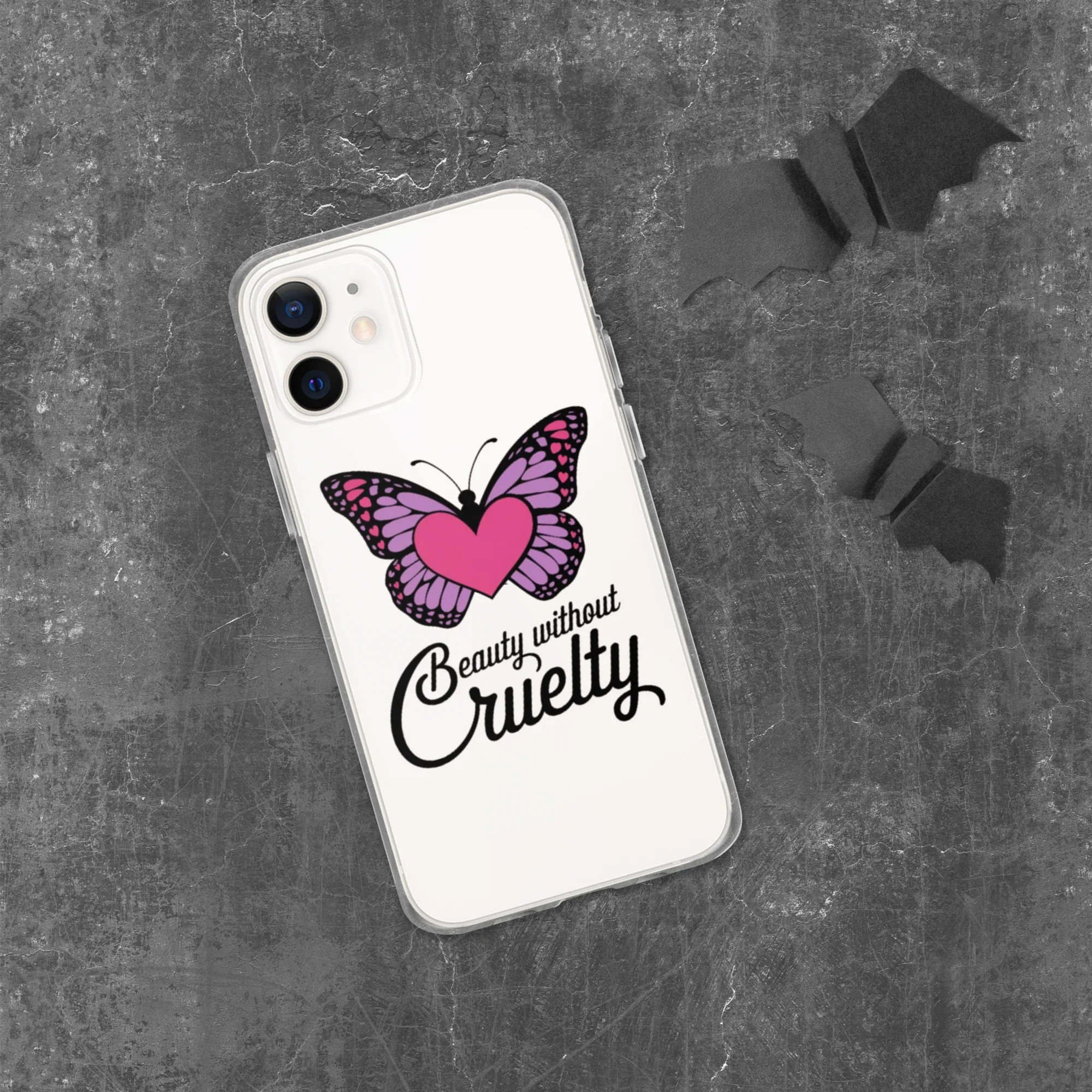 Beauty Without Cruelty Sticker – Pink & Purple Butterfly Decal - RaZits