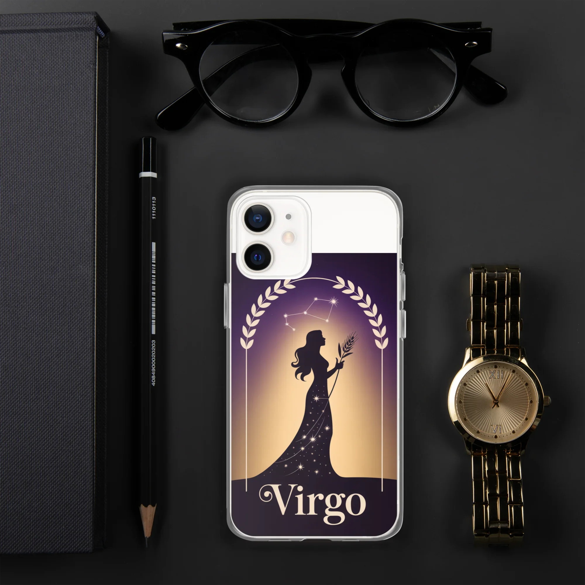 Virgo iPhone Case – Celestial Goddess Silhouette - RaZits