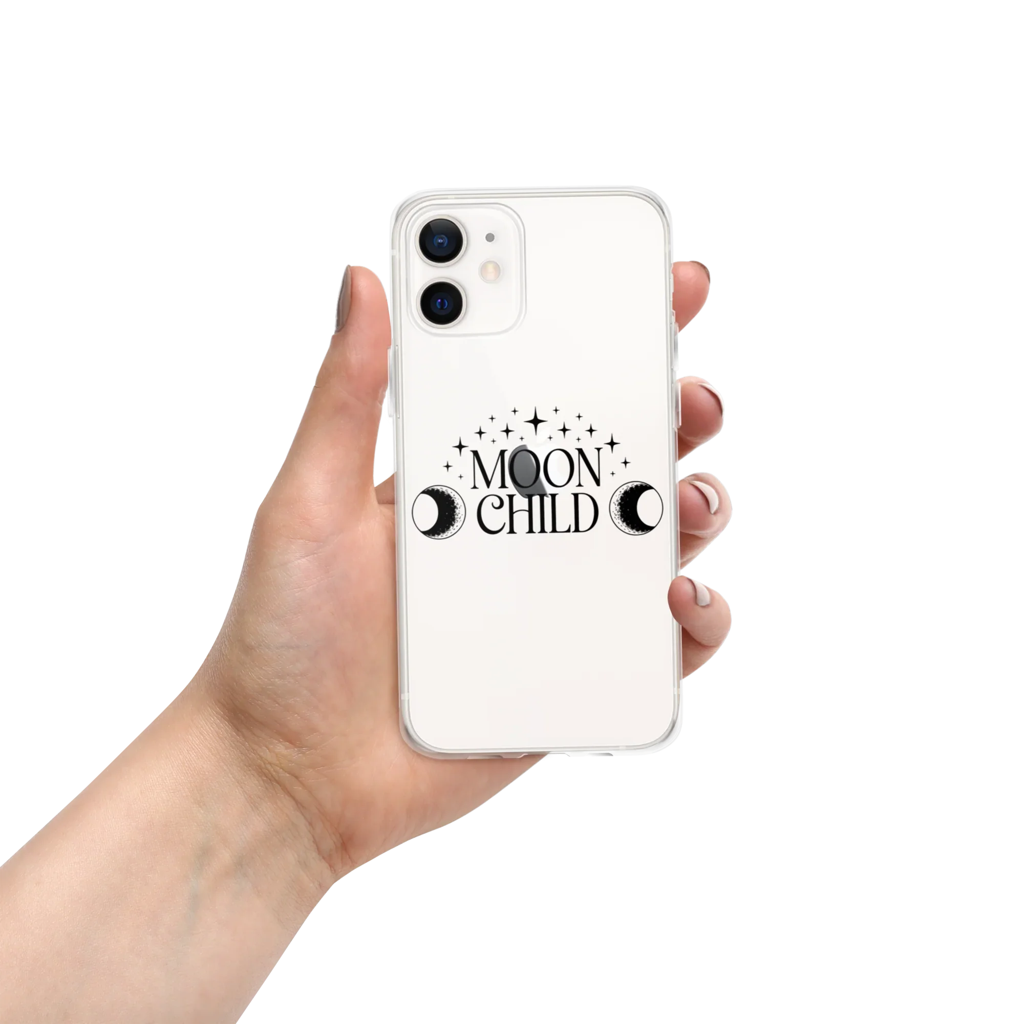 Moon Child iPhone Case – Lunar Phases & Stars - RaZits