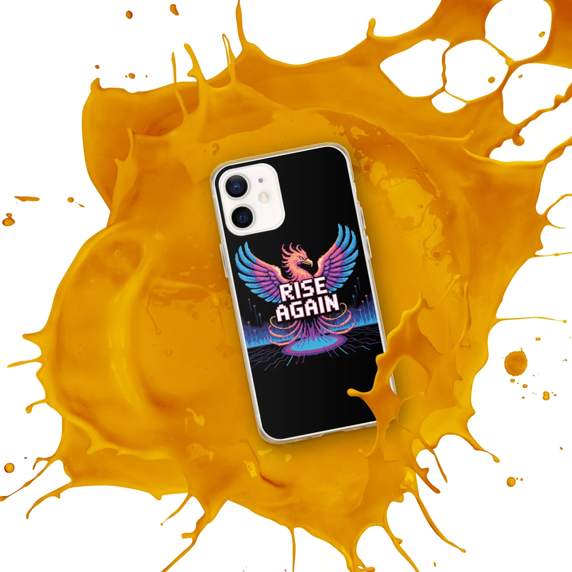 Rise Again Phoenix Pixel Gaming Phone Case - RaZits