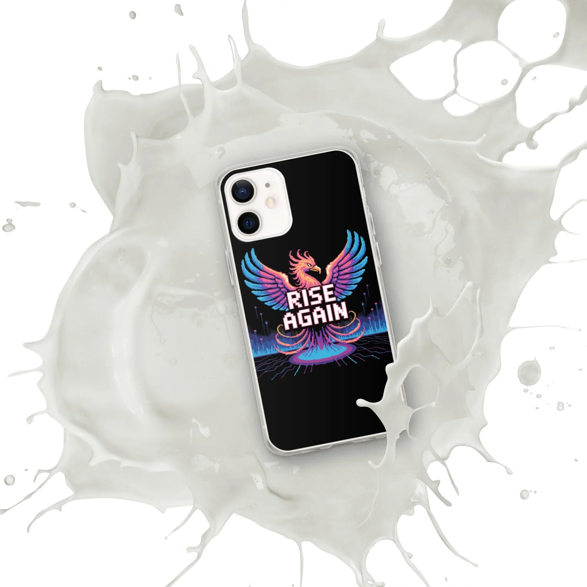 Rise Again Phoenix Pixel Gaming Phone Case - RaZits
