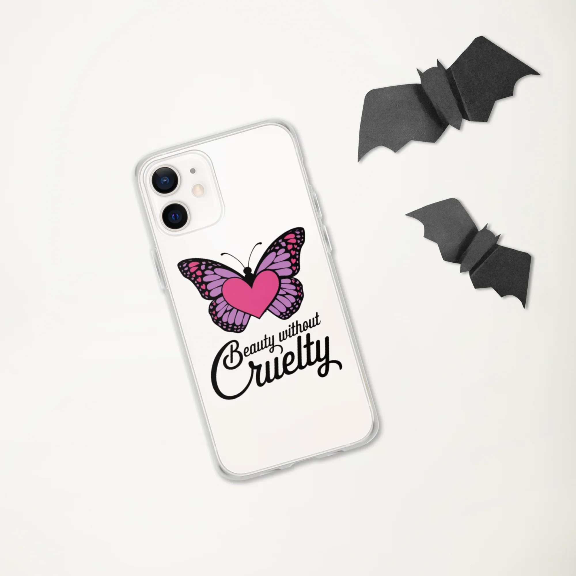 Beauty Without Cruelty Sticker – Pink & Purple Butterfly Decal - RaZits