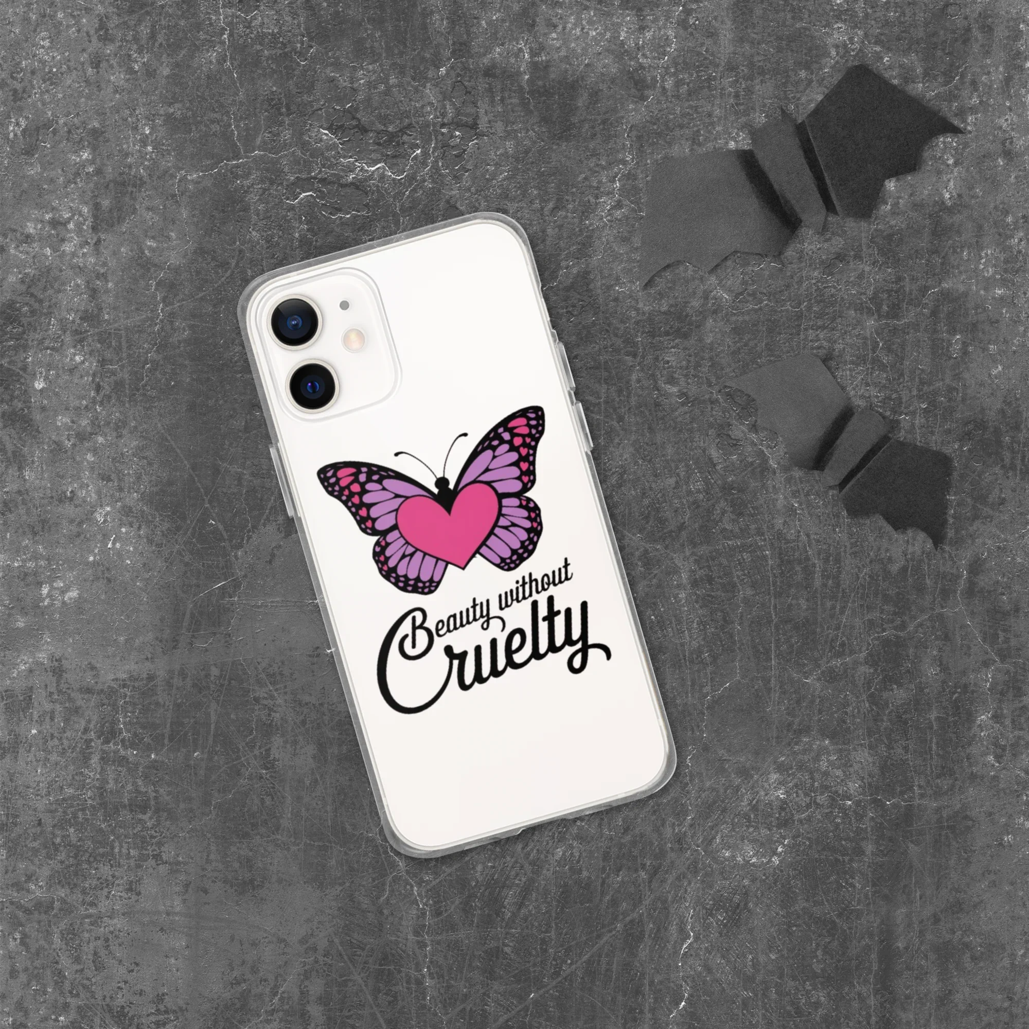 Beauty Without Cruelty Sticker – Pink & Purple Butterfly Decal - RaZits