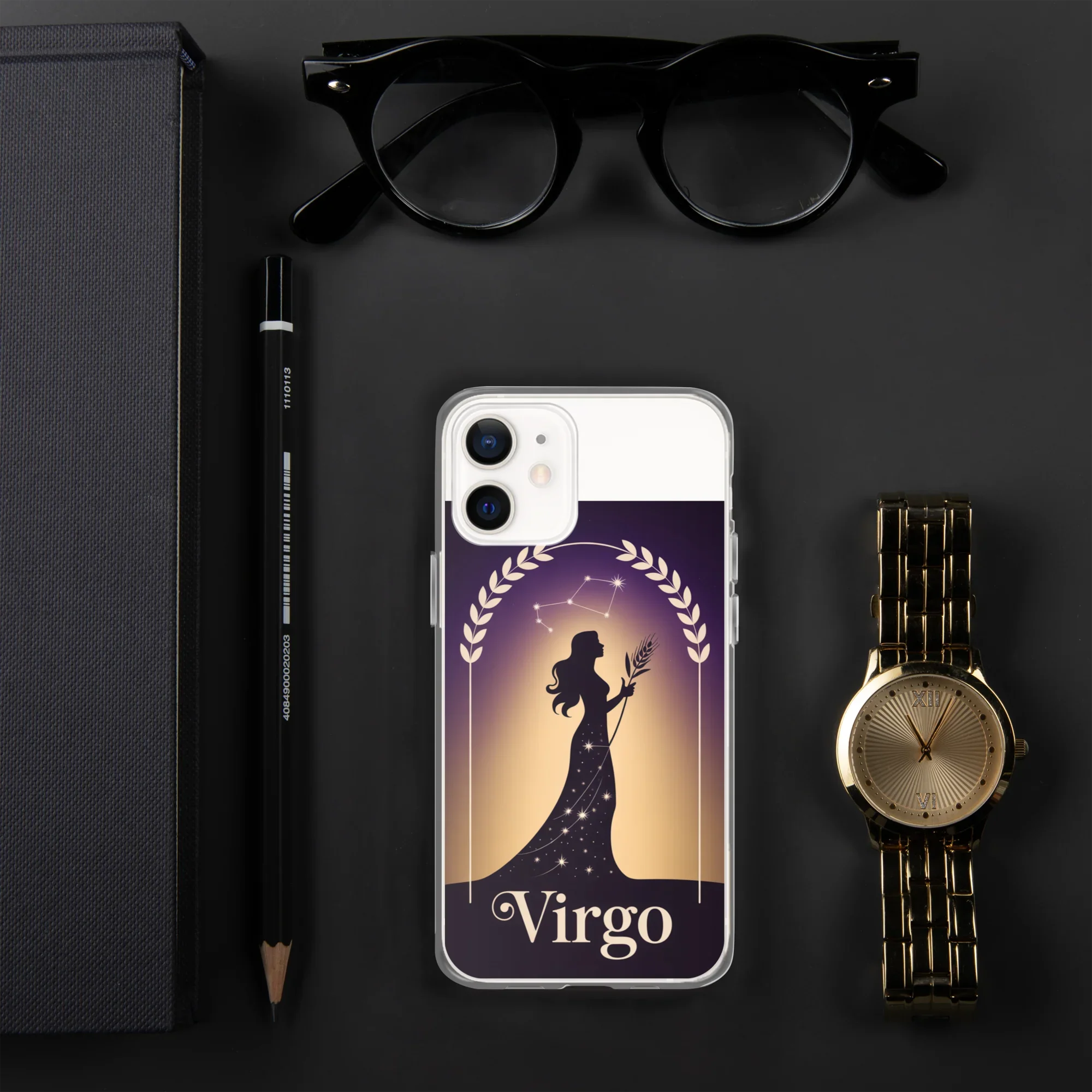 Virgo iPhone Case – Celestial Goddess Silhouette - RaZits