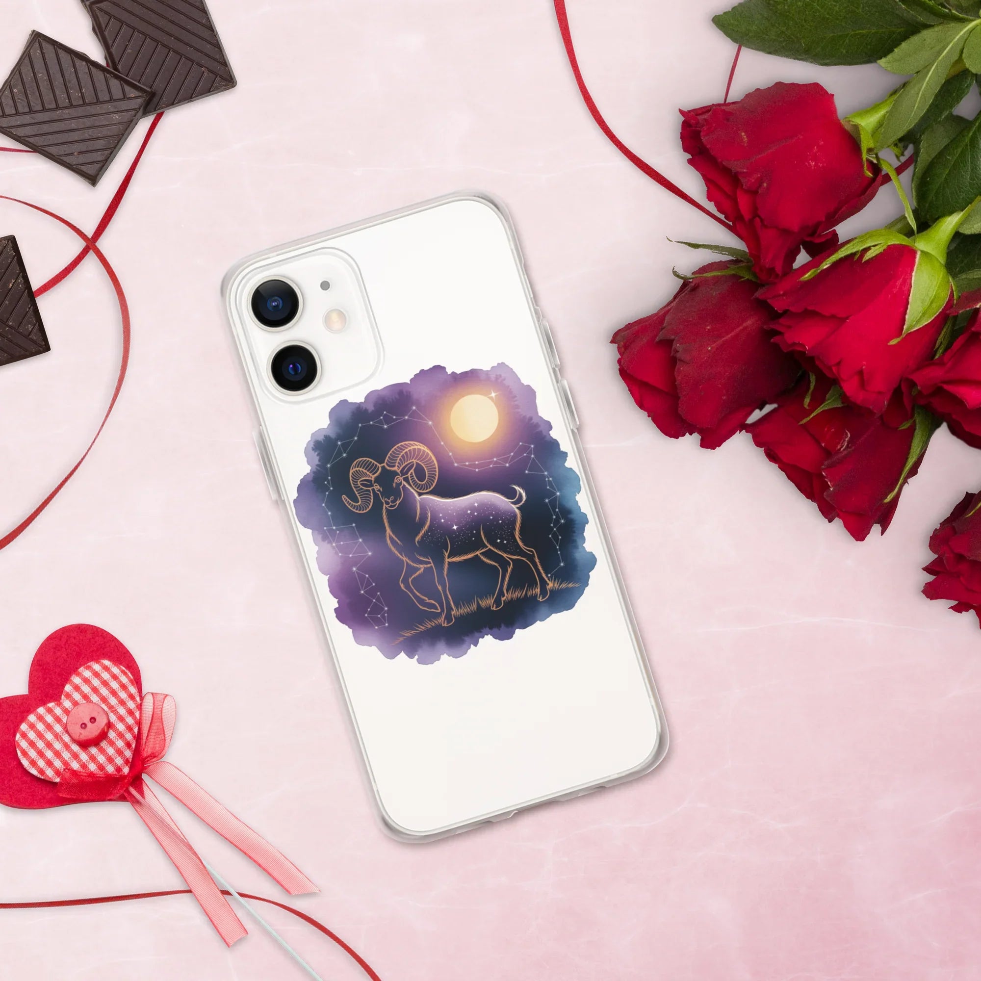 Aries Zodiac Phone Case – Celestial Ram Constellation Design | Astrology Star Sign & Cosmic Aesthetic - RaZits