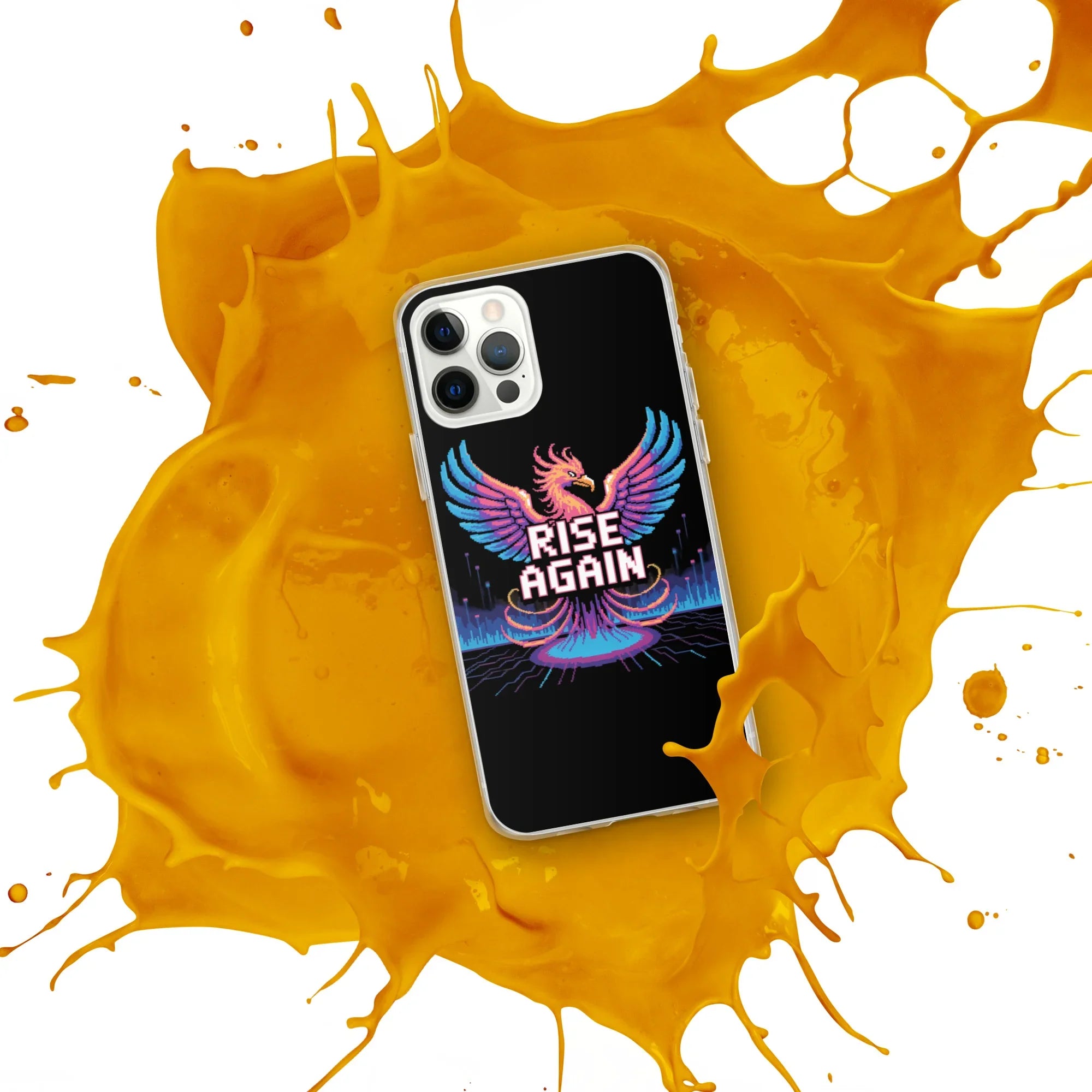 Rise Again Phoenix Pixel Gaming Phone Case - RaZits