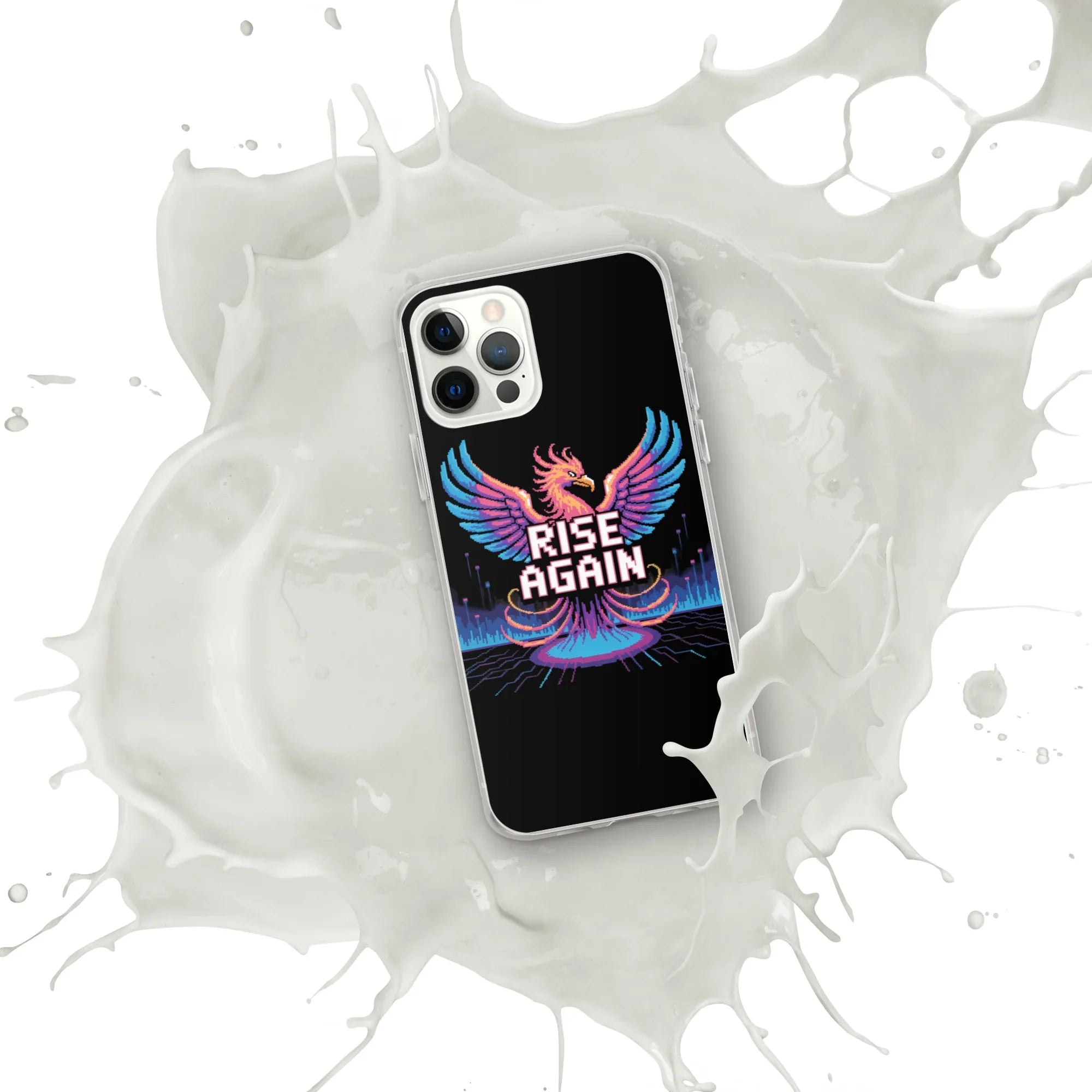 Rise Again Phoenix Pixel Gaming Phone Case - RaZits
