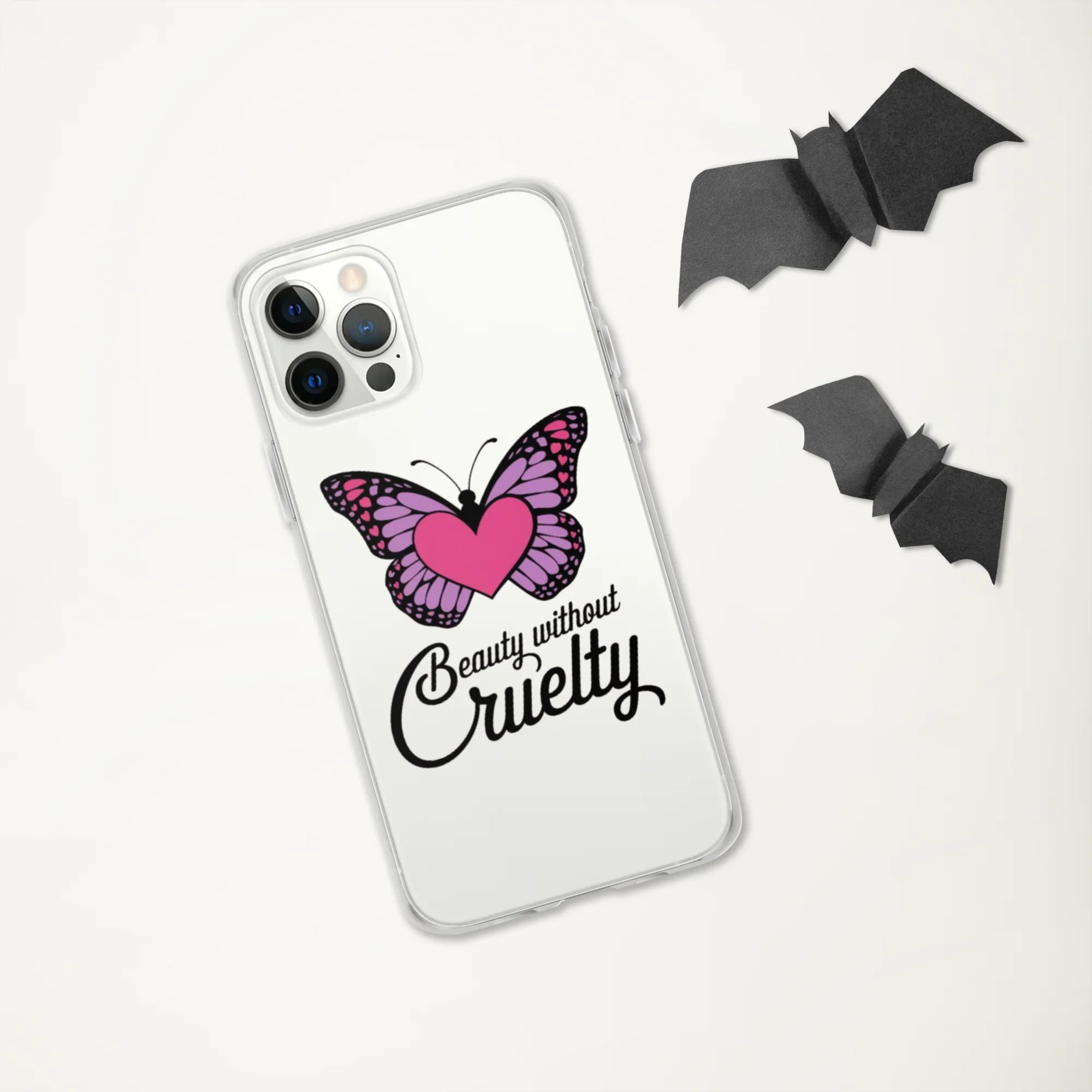 Beauty Without Cruelty Sticker – Pink & Purple Butterfly Decal - RaZits