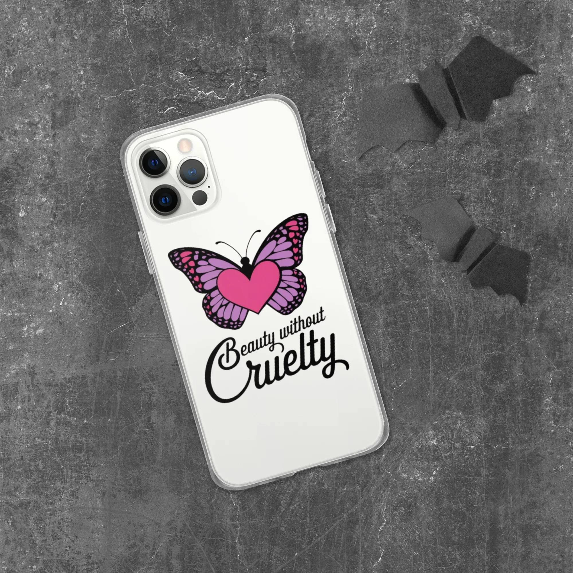 Beauty Without Cruelty Sticker – Pink & Purple Butterfly Decal - RaZits
