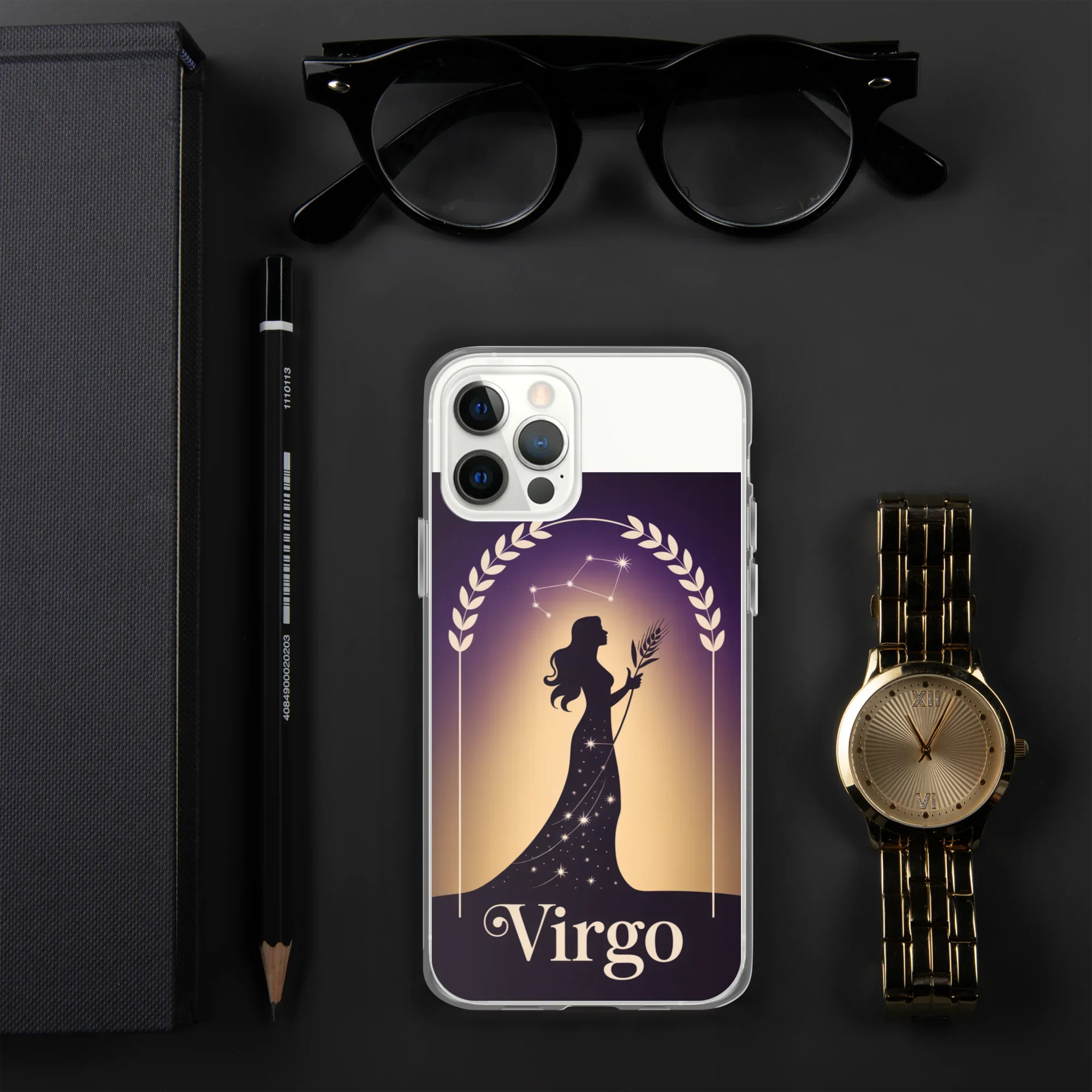 Virgo iPhone Case – Celestial Goddess Silhouette - RaZits