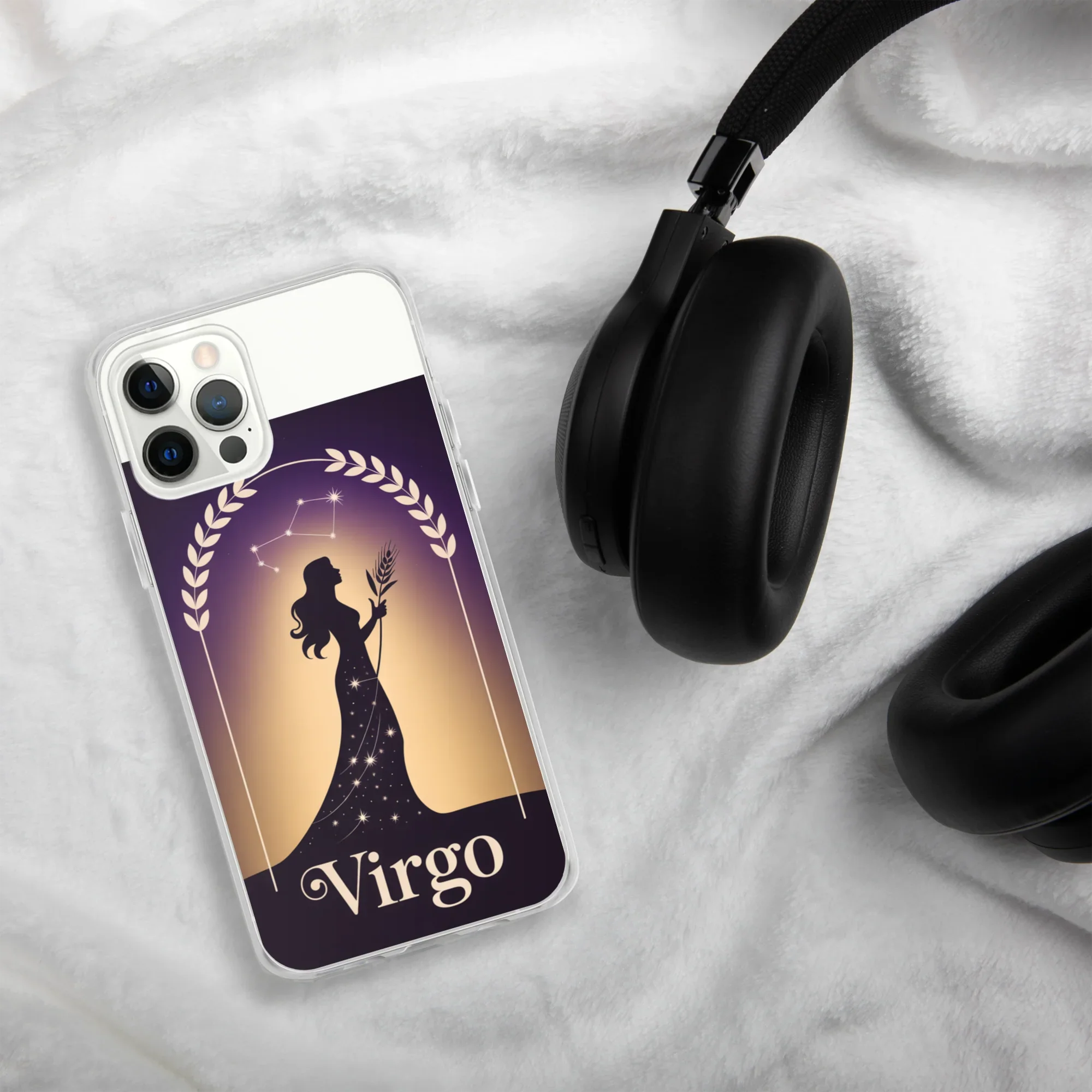 Virgo iPhone Case – Celestial Goddess Silhouette - RaZits