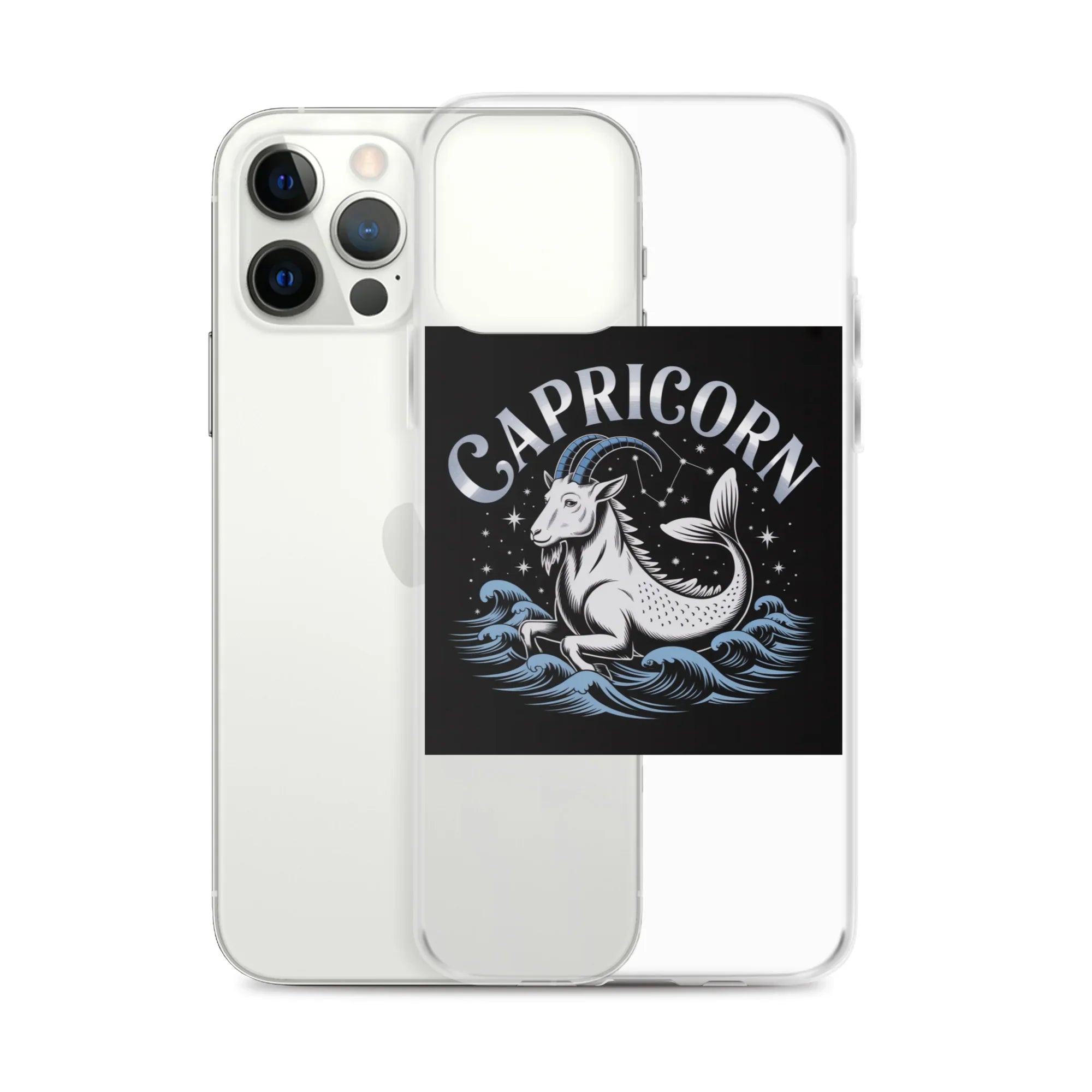 Capricorn iPhone Case – Sea Goat on the Stars - RaZits