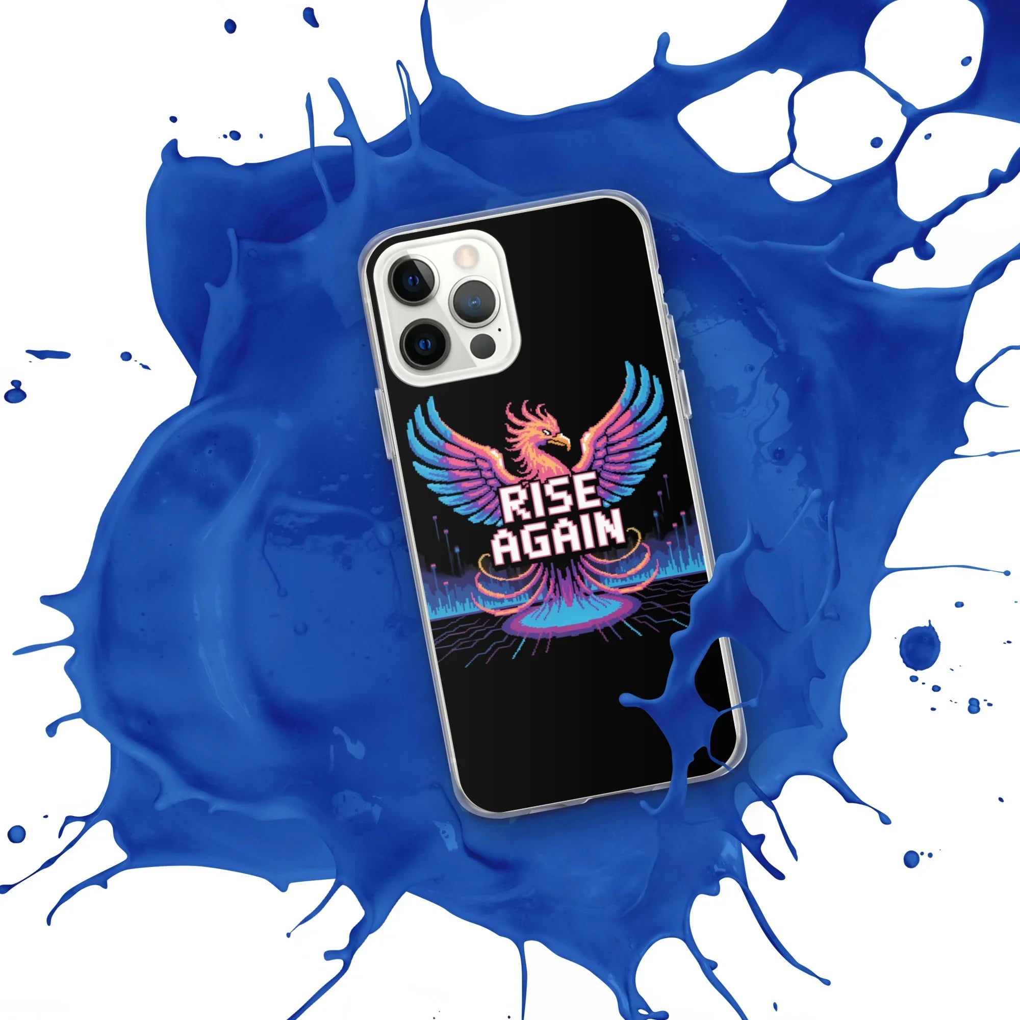 Rise Again Phoenix Pixel Gaming Phone Case - RaZits