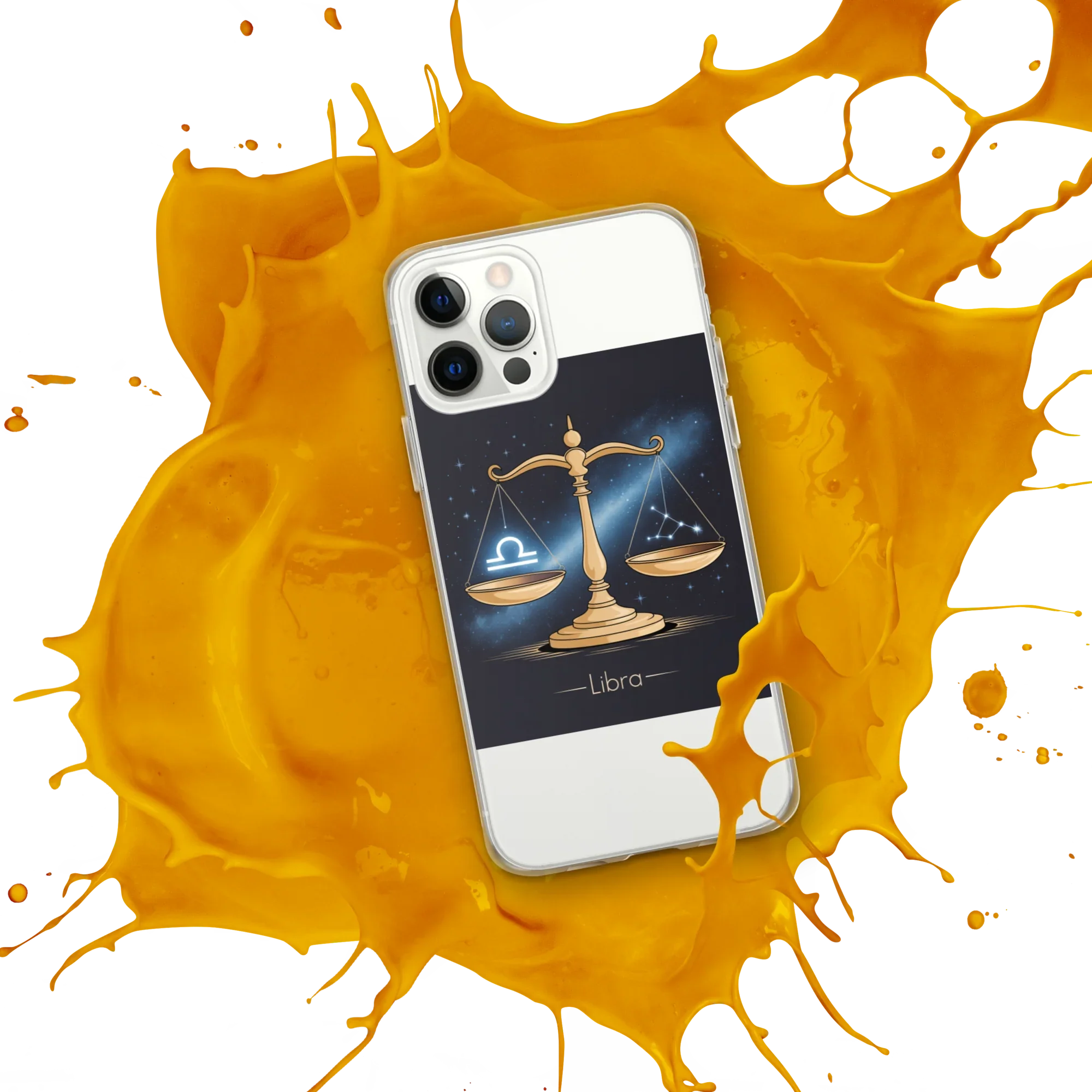 Libra iPhone Case – Galaxy Balance Scales Design - RaZits